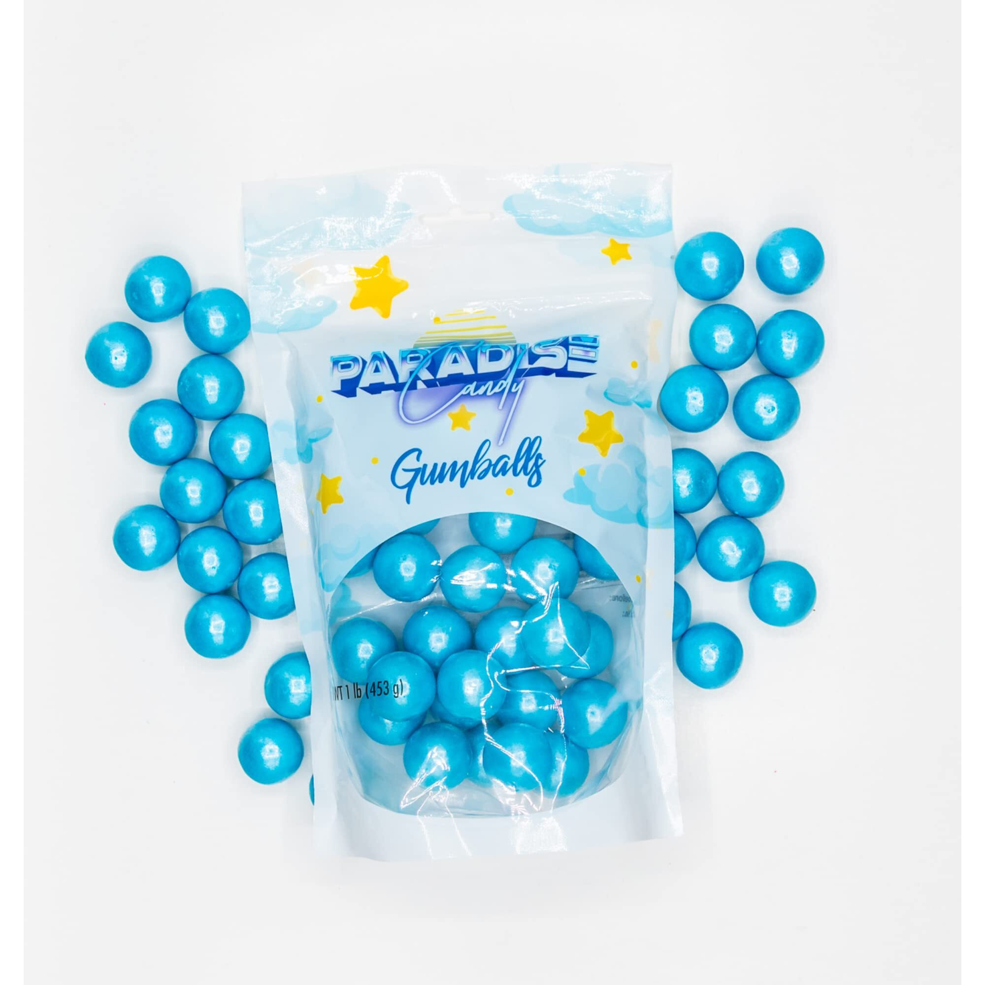 Blue Gumballs - Blue Candy For Baby Shower Candy - Blue Candy For Gender Reveal - Blue Candy For Birthday Party - Blue Candy For Candy Buffet - Blue Candy For Candy Table - Blue Gumball For Baby Shower, Gender Reveal, Birthday Party, Candy Buffet, Candy Table, Baby Shower