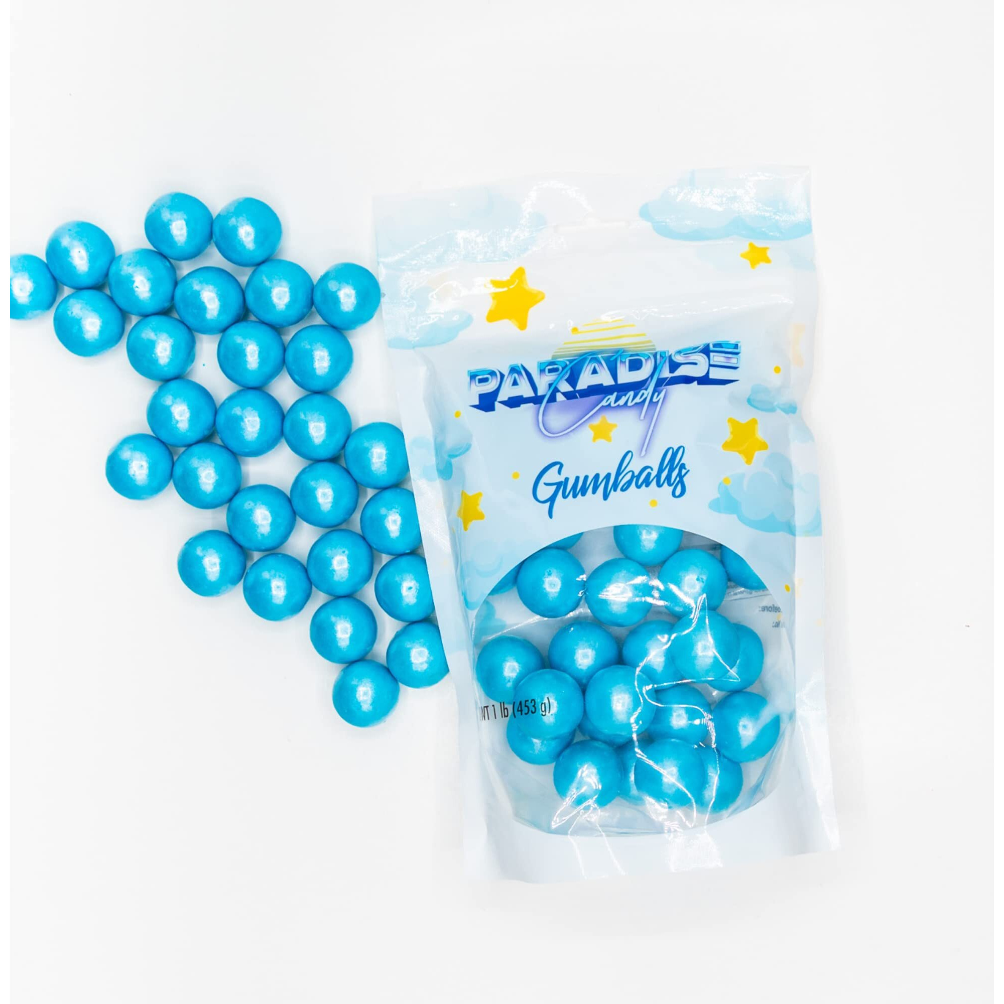 Blue Gumballs - Blue Candy For Baby Shower Candy - Blue Candy For Gender Reveal - Blue Candy For Birthday Party - Blue Candy For Candy Buffet - Blue Candy For Candy Table - Blue Gumball For Baby Shower, Gender Reveal, Birthday Party, Candy Buffet, Candy Table, Baby Shower