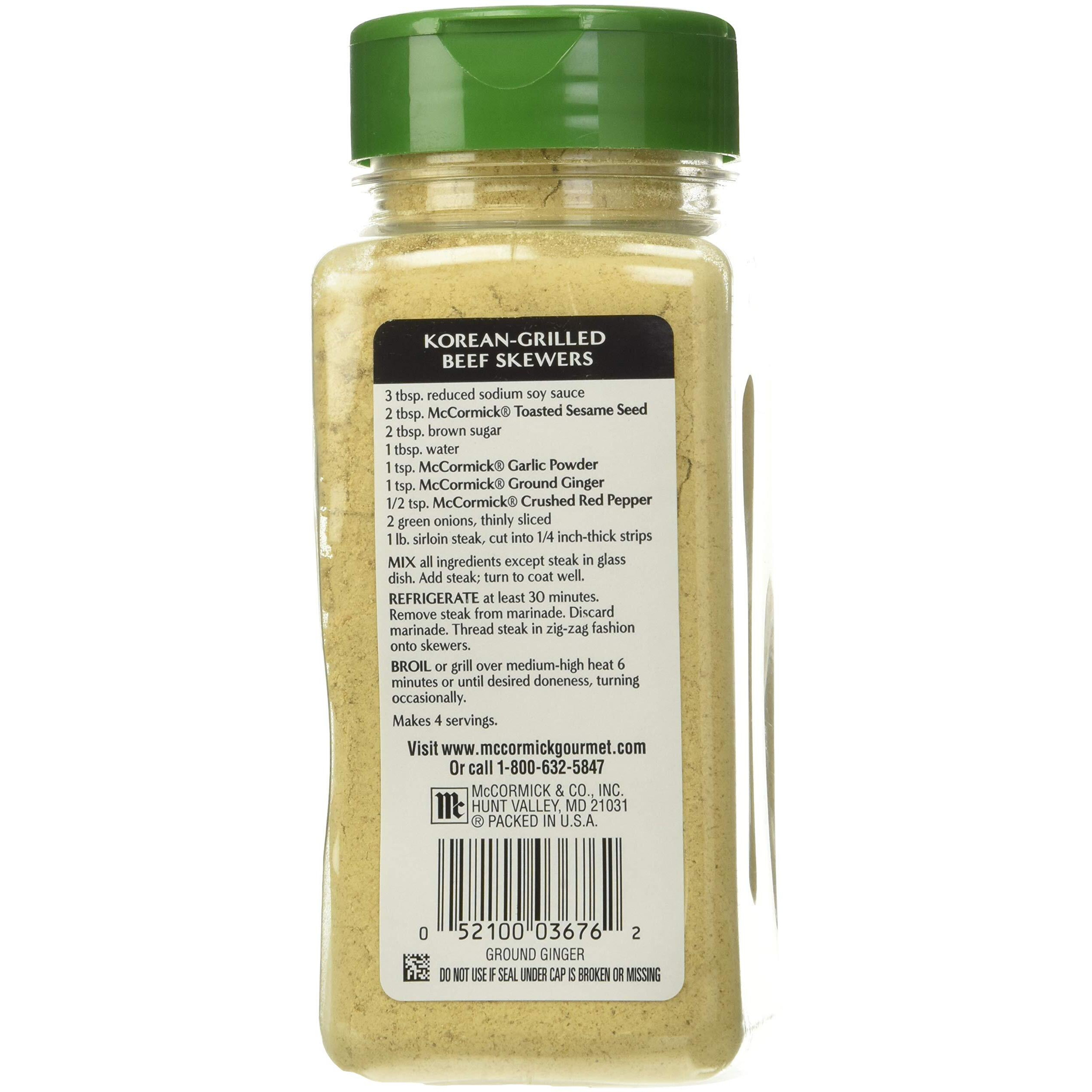 Mccormick Gourmet Ground Ginger, 6.5 Ounce