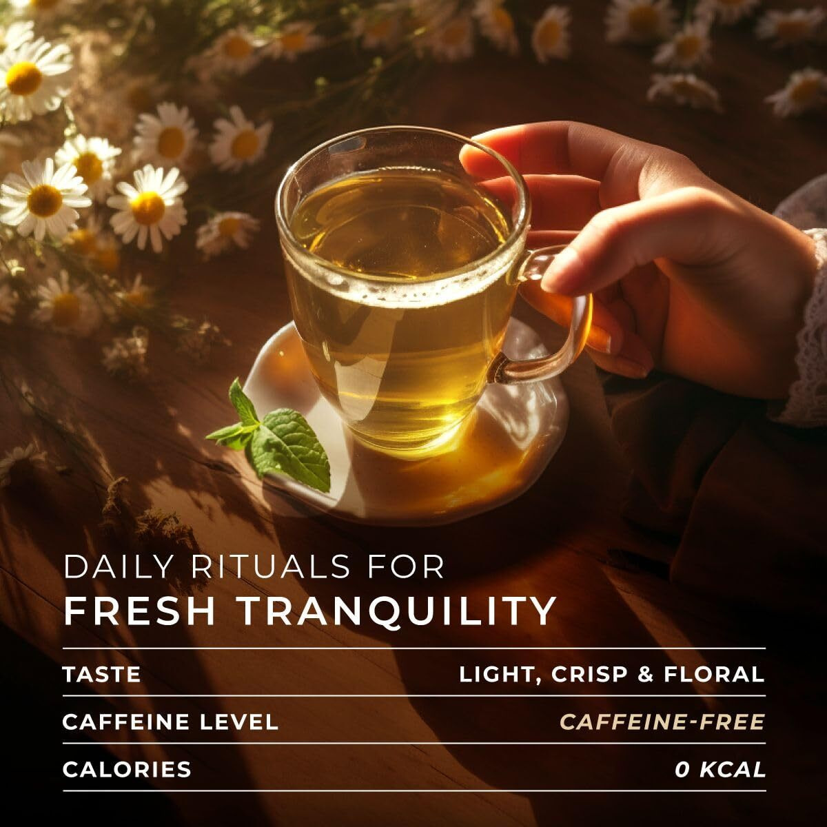 Gya Tea Co Chamomile Mint Herbal Tea K Cups For Keurig - Caffeine-Free Smooth Tea K Cups For Keurig - Start The Day With Tea Pods For Keurig - Herbal Tea K Cup Tea Pods For Keurig 2.0 & 1.0 Tea Gifts