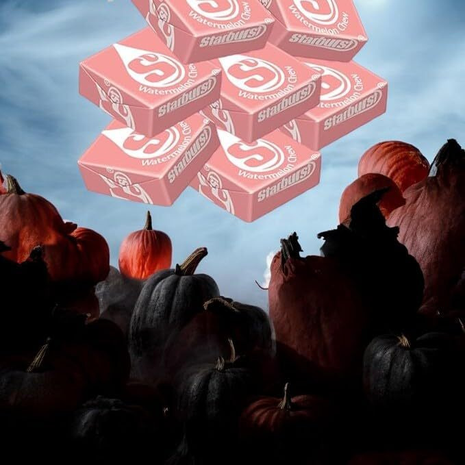 Juicy Watermelon Starburst - 1.5 Lbs Watermelon Flavor Starburst Individually Wrapped Chewy Candy In Bulk Bag - Ideal For Parties, Events, And Candy Buffets - Delicious Watermelon Flavor(24 Oz)