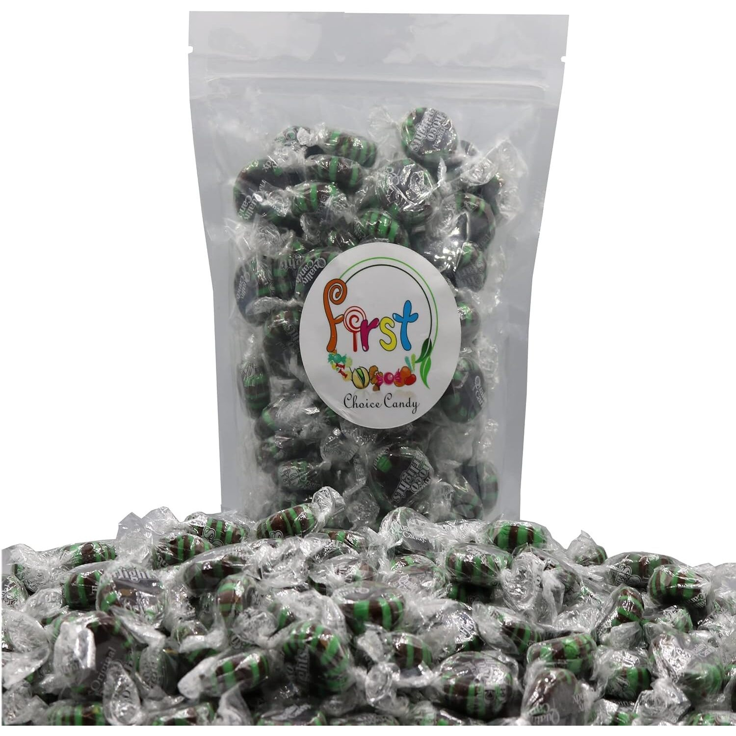 Firstchoicecandy Starlight Mint Hard Candy Disc (5 Pound (Pack Of 1), Chocolate)