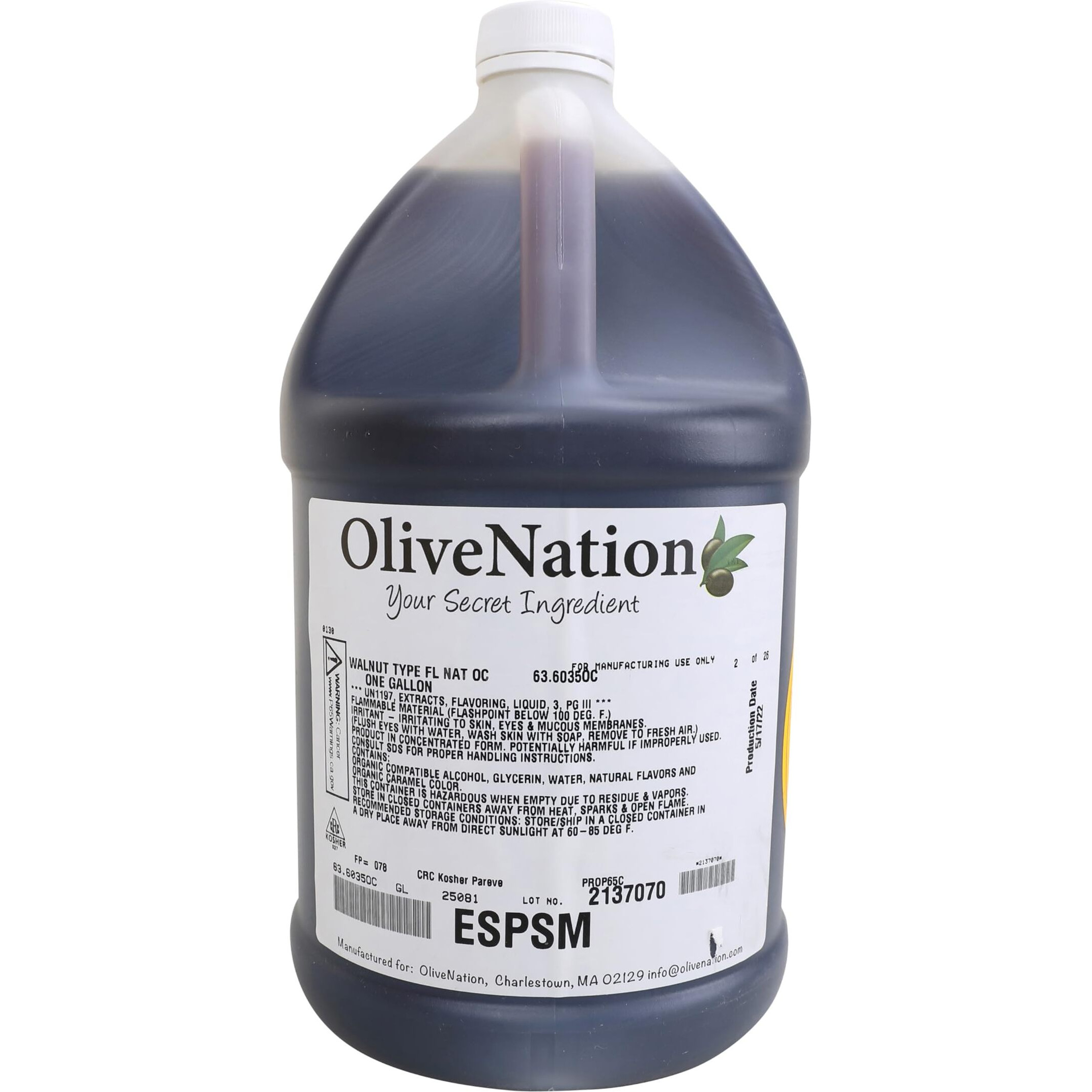 Olivenation Butter Pecan Flavor Fountain, Sugar Free Low Calorie Ice Cream And Beverage Flavoring, Non-Gmo, Gluten Free, Kosher, Vegan - 4 Ounces