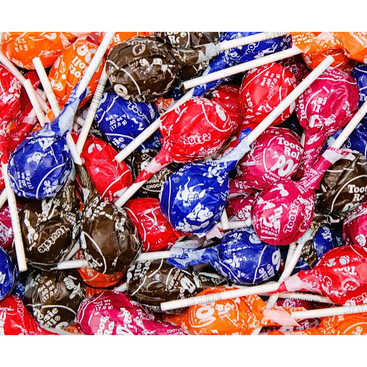 Assorted Assorted Fruit Flavored Tootsie Roll Pops- America's Favorite Lollipop With Chocolately Center- Classic, Bulk Sizes, Variety Pack (3 Pound)