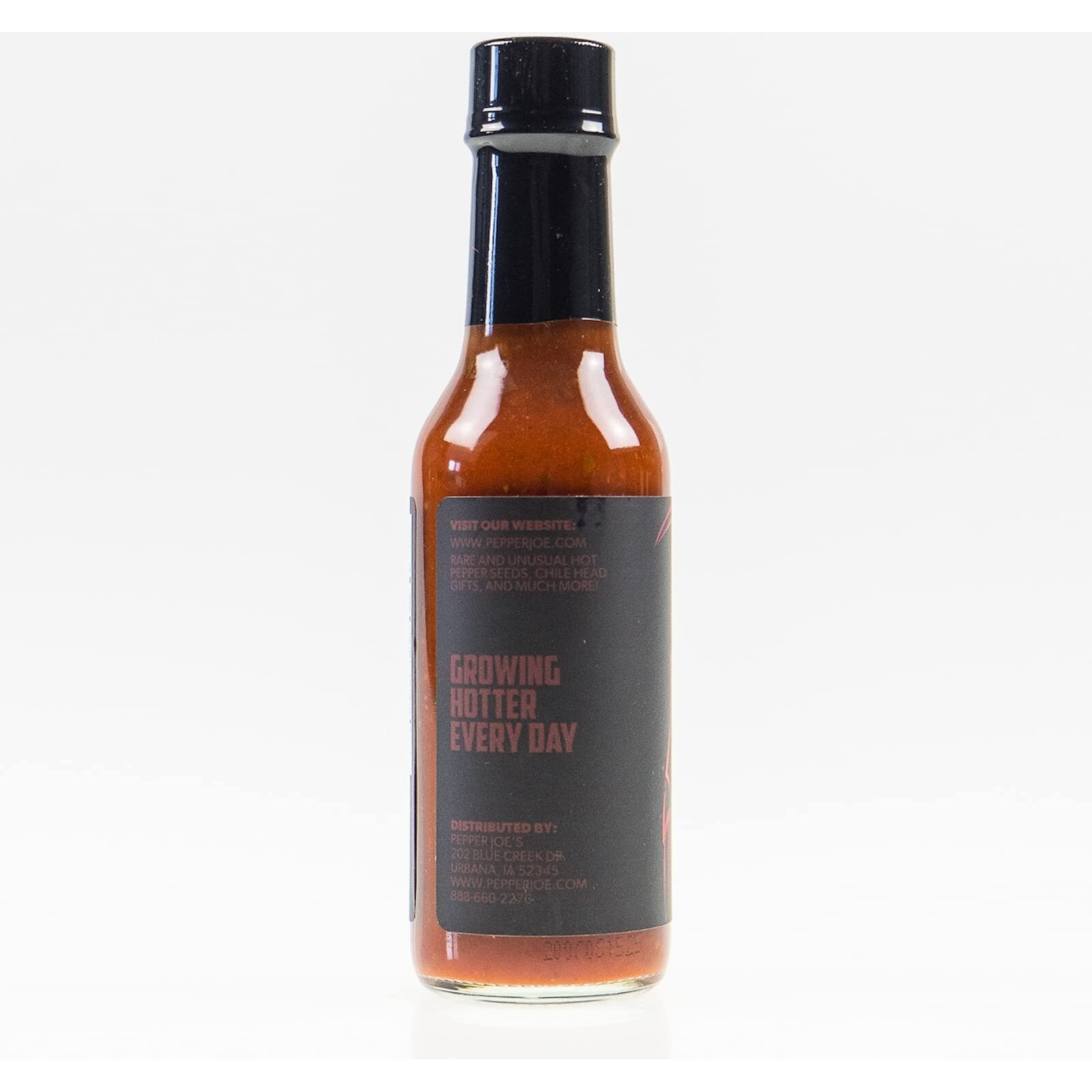 Pepper Joes Carolina Reaper Hot Sauce - Extreme Heat With Delicious Flavor Balance - Made With Worlds Hottest Chili Pepper - 5 Ounces