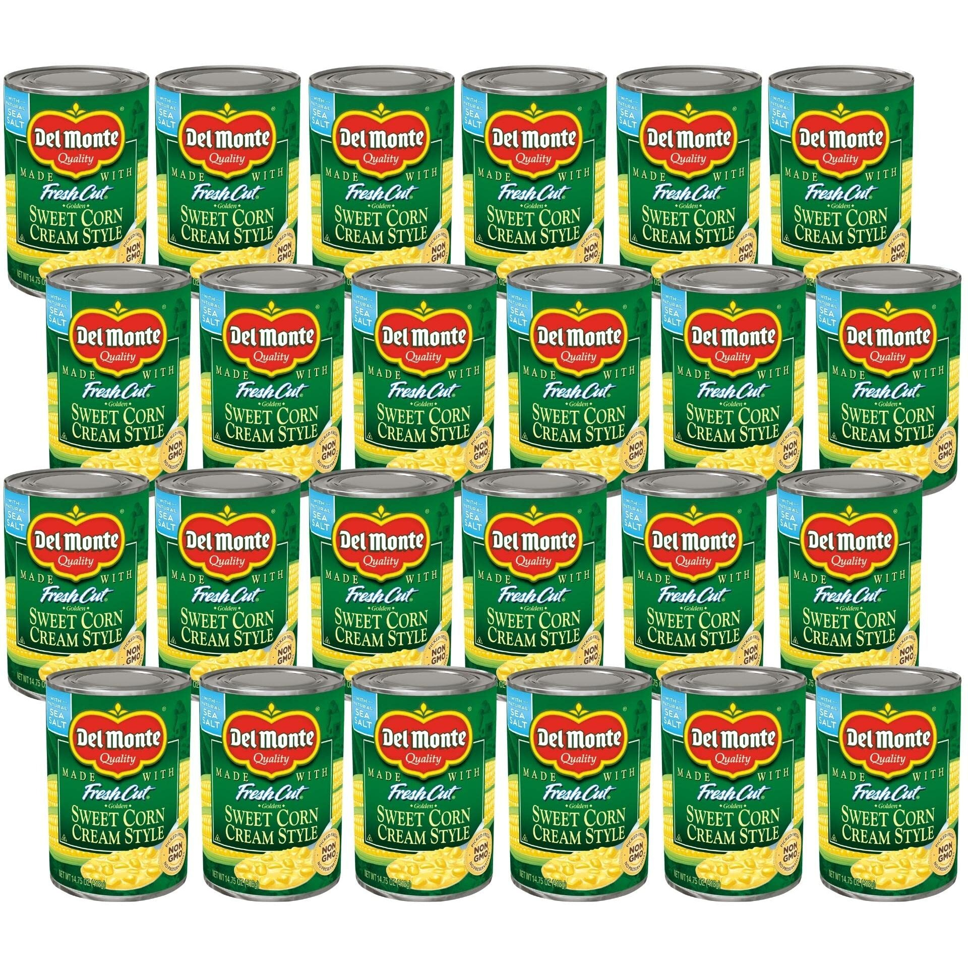 Del Monte Cream Style Corn, 8.25 Ounce (Pack Of 12), Yellow