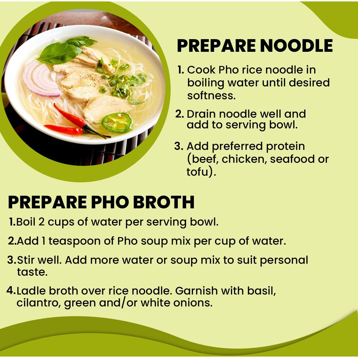 Essence Of Lotus Instant Chicken Pho Soup Mix - Ready-To-Eat Flavorful, Restaurant-Quality Pho Broth, Made In The Us (Chicken Pho Broth Mix, 6-Pack)