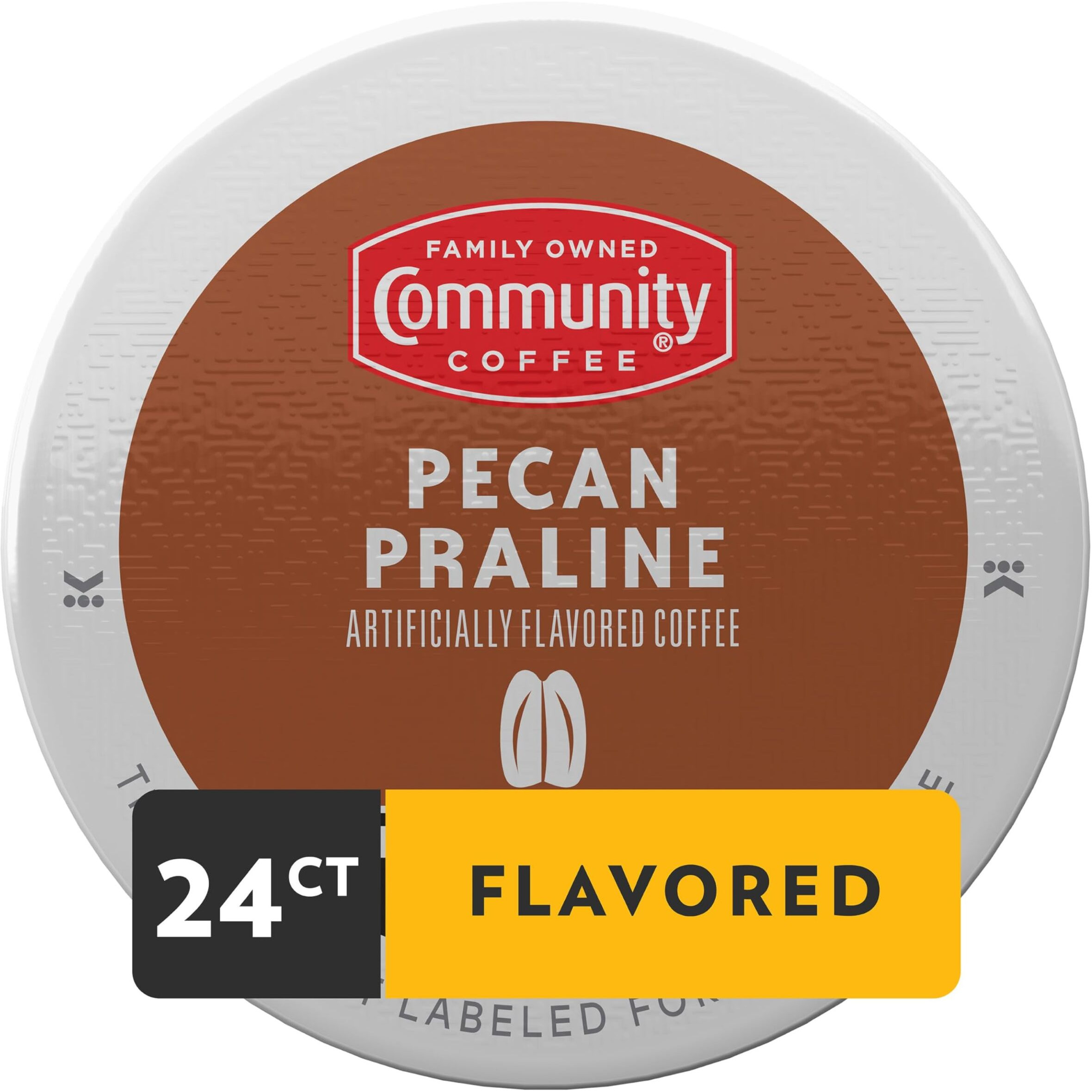 Community Coffee Pecan Praline Flavored 24 Count Coffee Pods, Medium Roast, Compatible With Keurig 2.0 K-Cup Brewers, 24 Count (Pack Of 1)