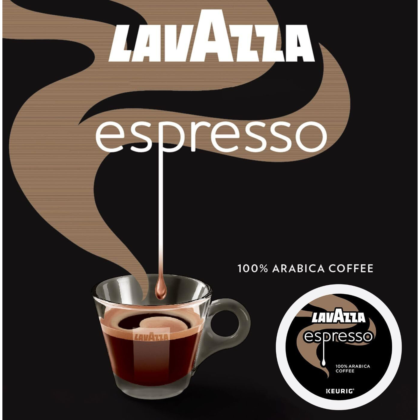 Lavazza Espresso Italiano Single-Serve Coffee K-Cups For Keurig Brewer, Medium Roast, 22 Count Box (Pack Of 4), 88Count