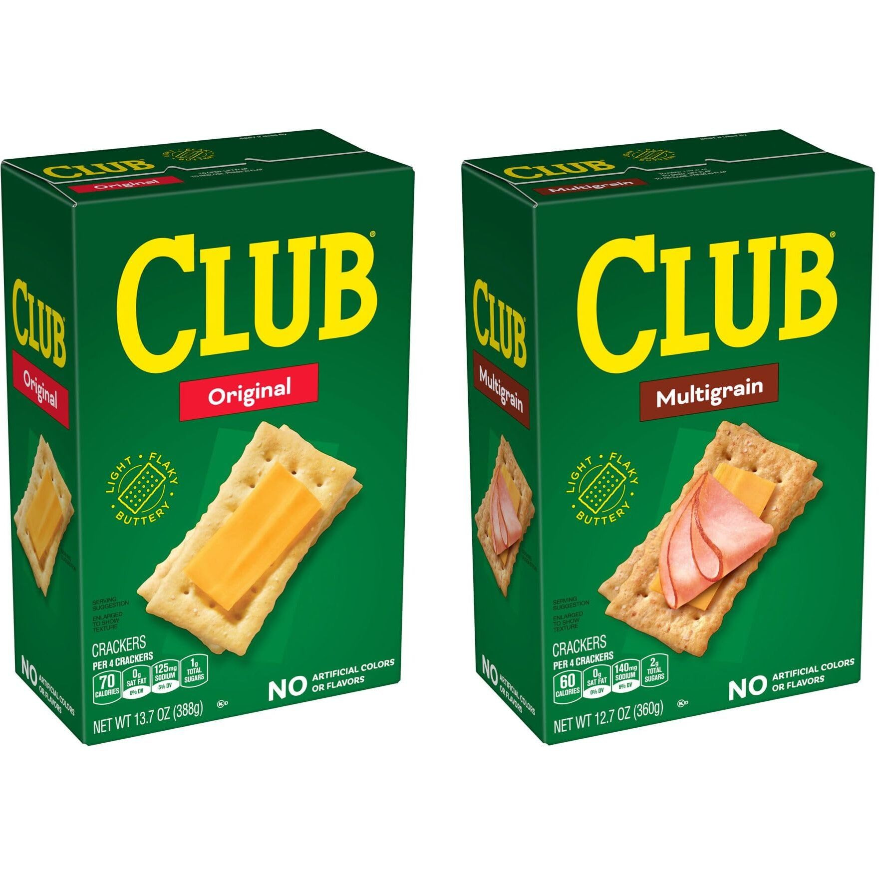 Club Crackers, Lunch Snacks, Snack Crackers, Variety Pack (3 Boxes)
