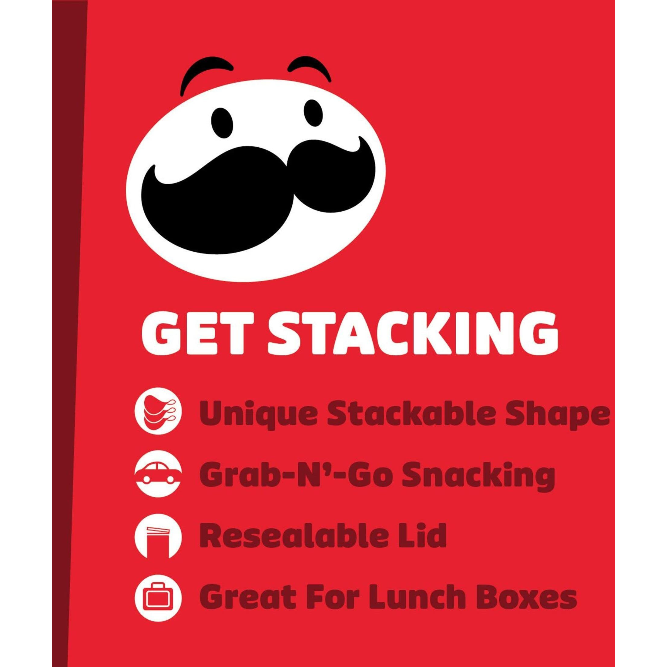 Pringles Potato Crisps Chips, Lunch Snacks, Office And Kids Snacks, Grab N' Go, Bbq (12 Cans)