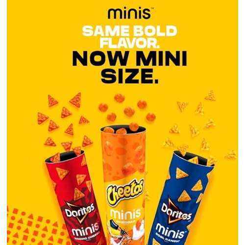 Cheetos Minis Canisters, Flamin' Hot, 3.625 Ounce (Pack Of 6)