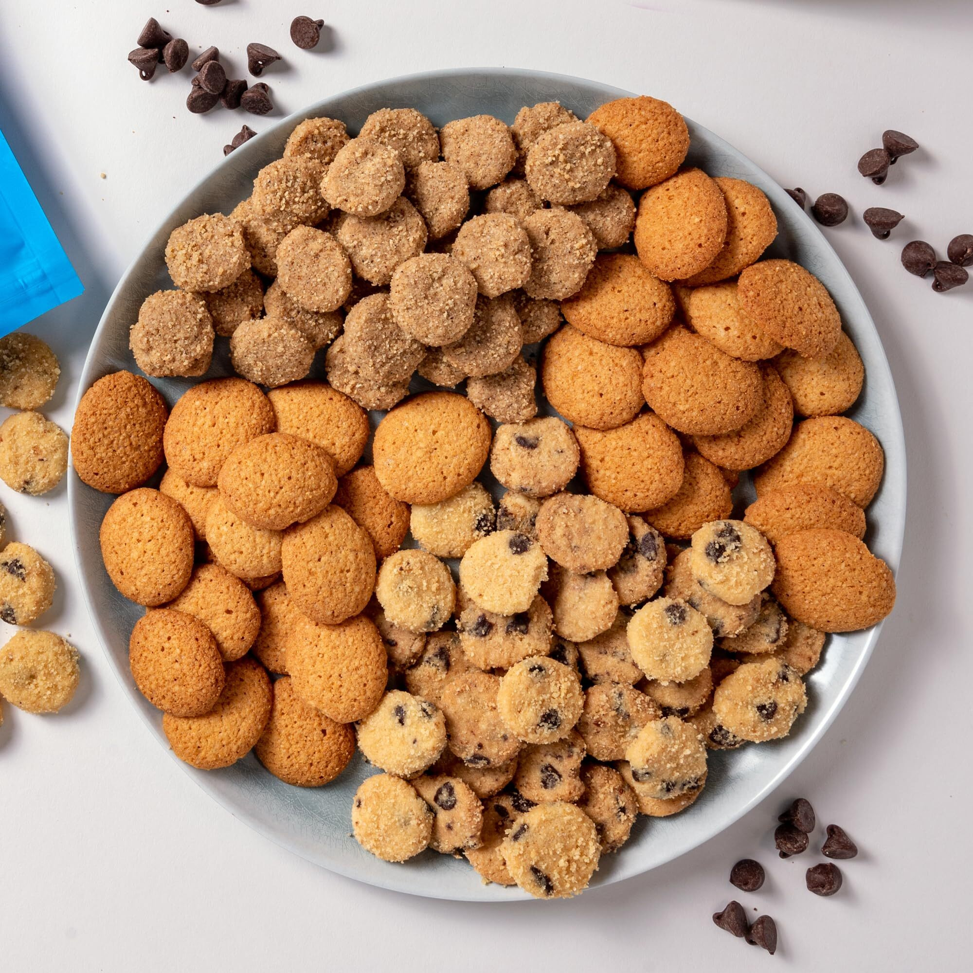 Highkey Sugar Free Cookies Variety Pack - 6.0Oz Keto Snacks Zero Carb No Sugar 3-Pack Chocolate Chip Cookie, Snickerdoodle,Vanilla Wafers Low Carb Gluten Free Diabetic Snack Diet Friendly Food Sweets