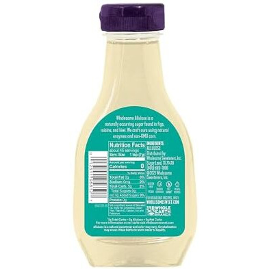 Wholesome Allulose Zero Calorie Liquid Sweetener, Vegan, Keto, Gluten Free & Non-Gmo, 11.5 Oz (Pack Of 6)