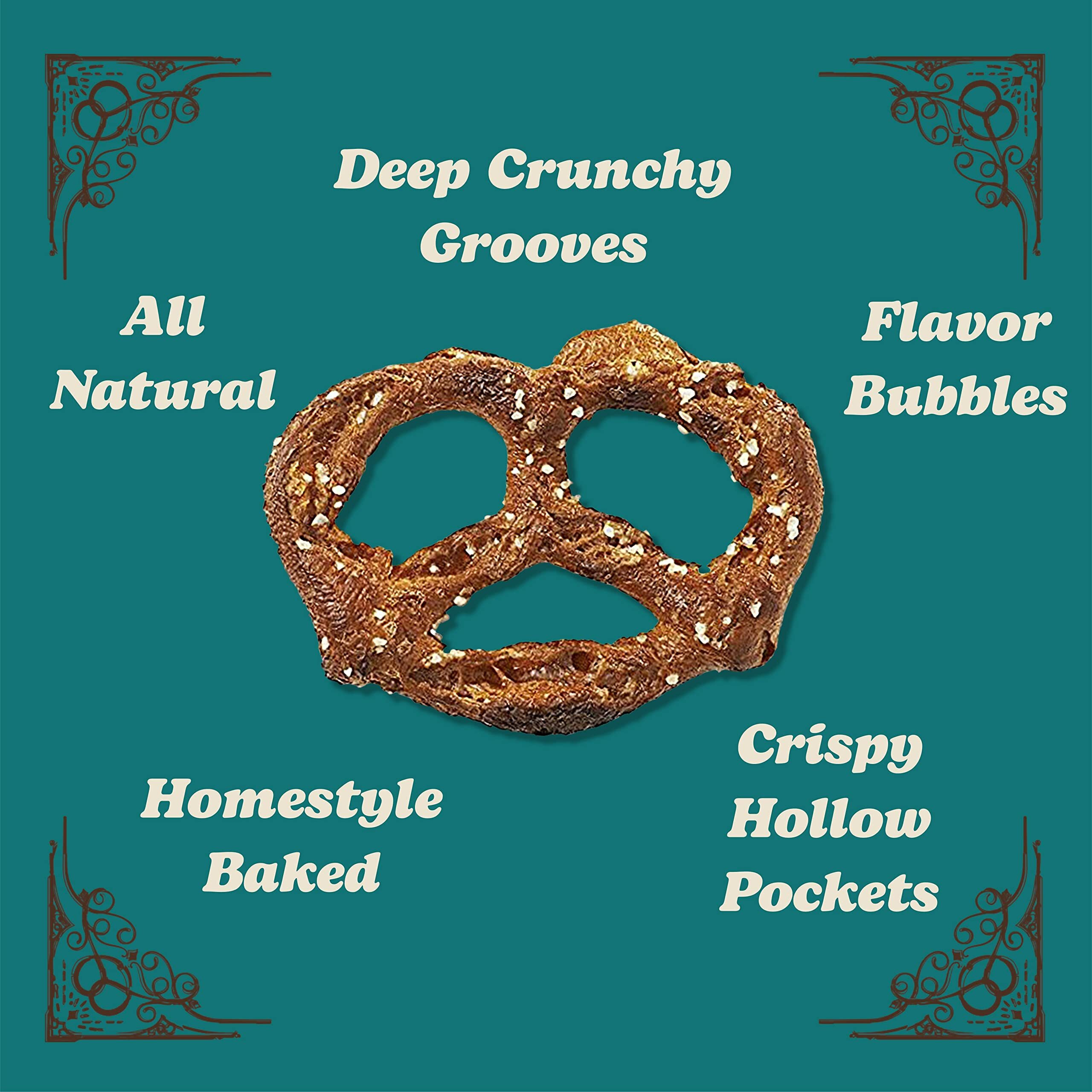 Unique Snacks Original Splits Pretzels, Delicious Homestyle-Baked Snack Bag, Ou Kosher, And Non-Gmo Food, No Artificial Flavor, 2.12 Oz. Bag, Pack Of 12