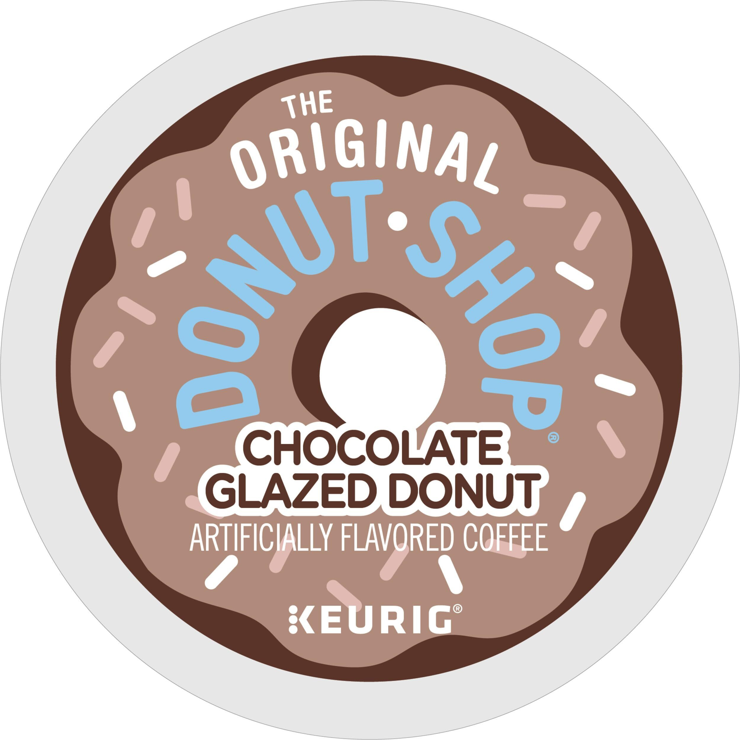 The Original Donut Shop Coffee Chocolate Glazed Donut Keurig Single-Serve K-Cup Pods, Medium Roast Coffee, 72 Count (6 Packs Of 12)