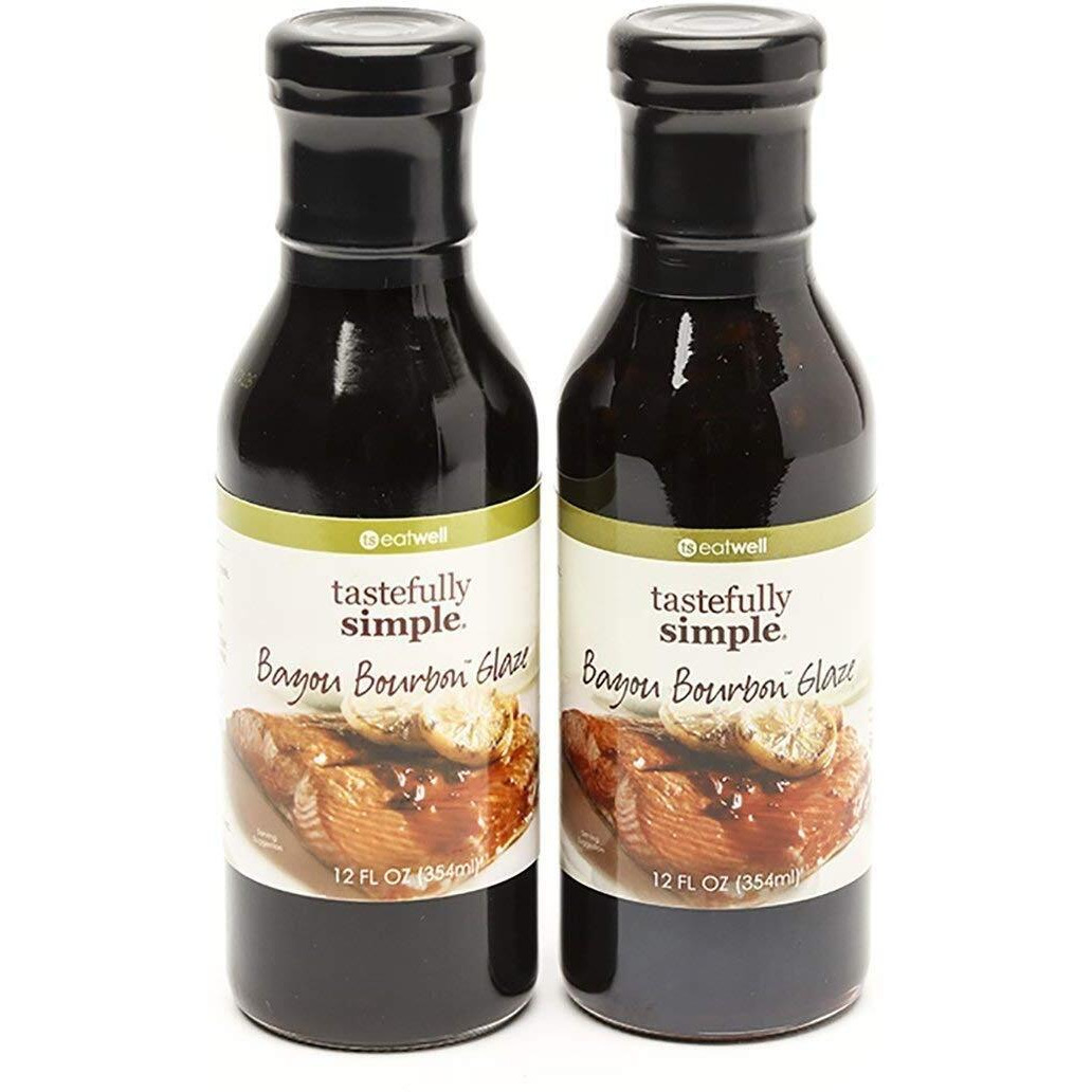 Tastefully Simple Bayou Bourbon Glaze, 12 Fluid Ounce (Pack Of 2)