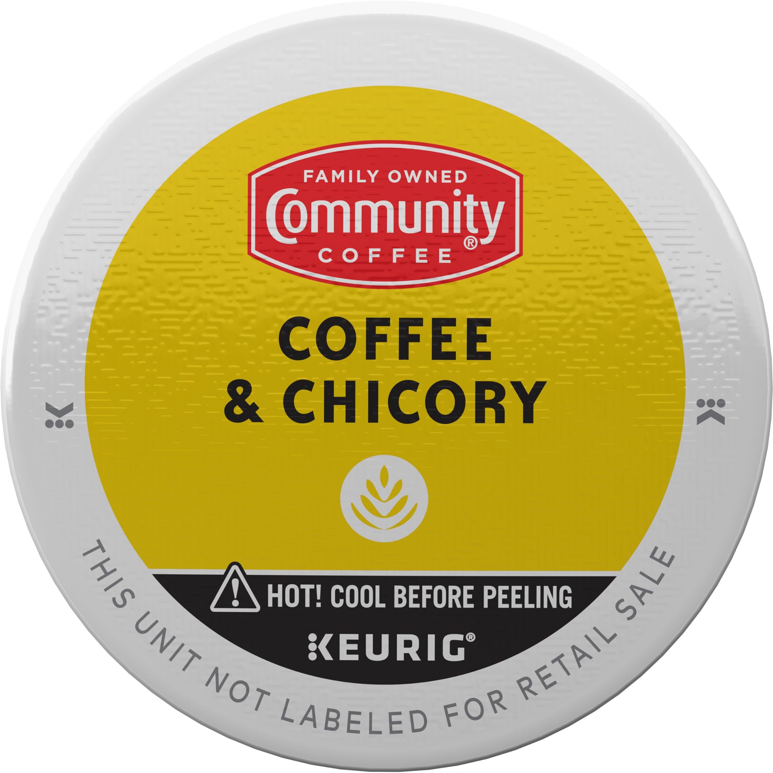 Community Coffee Coffee And Chicory Medium-Dark Roast Single Serve Keurig K-Cup Pods 32 Ct Box