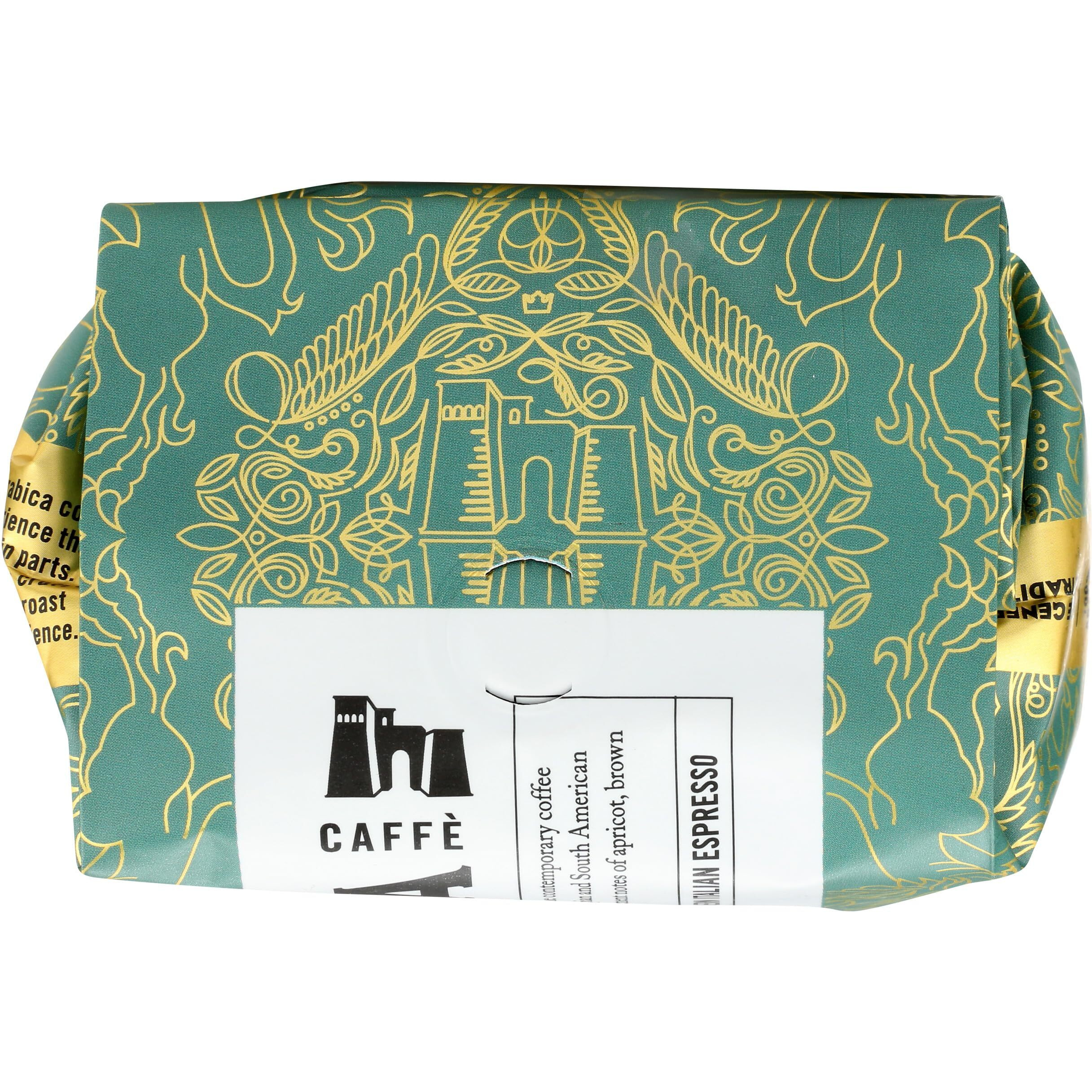 Caffe Umbria Fresh Seattle Whole Bean Roasted Coffee, Leone Blend Light Roast 12Oz. Bag