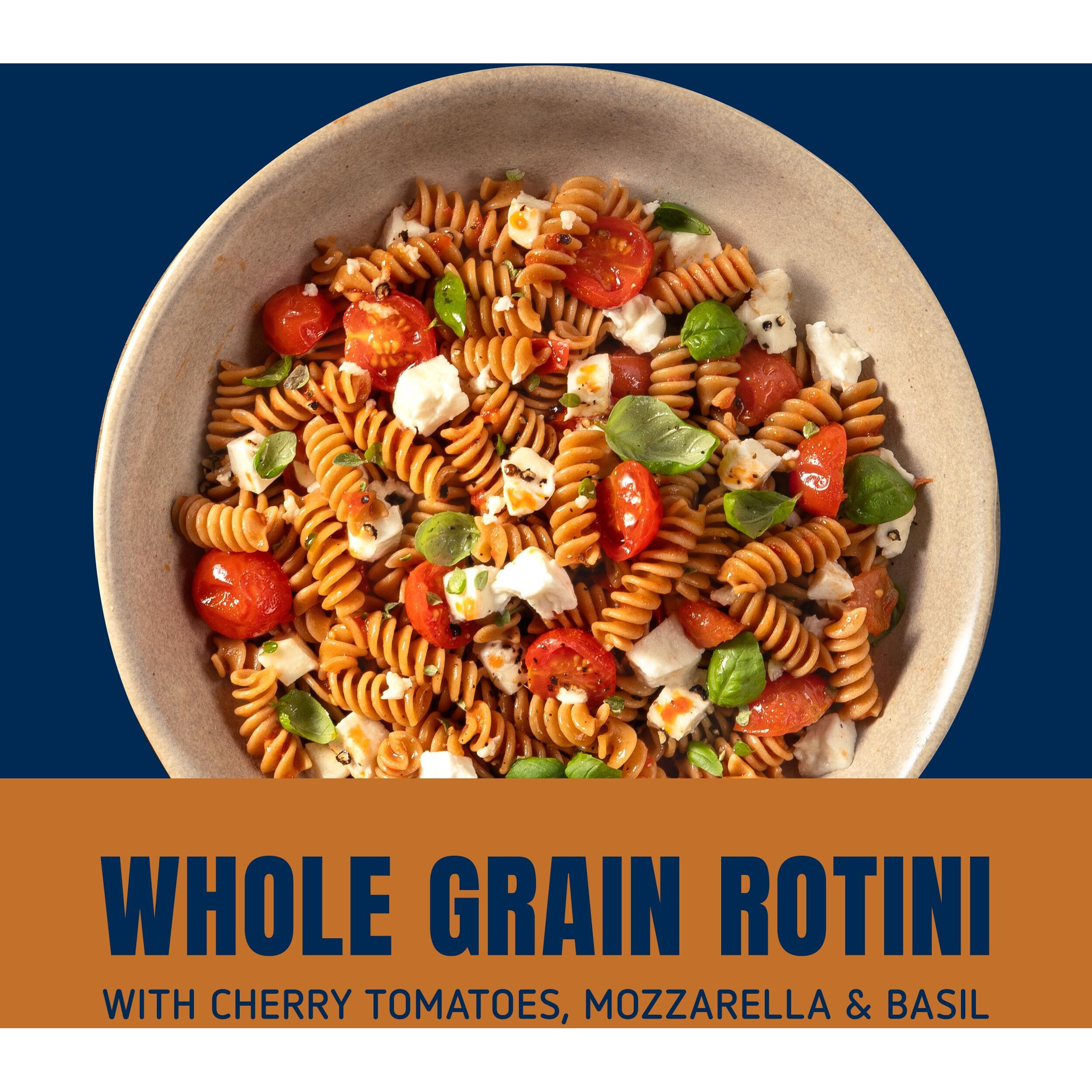 Barilla Whole Grain Rotini Pasta, 16 Oz. Box (Pack Of 12) - Non-Gmo Pasta Made With 100% Whole Grain Durum Wheat - Great Source Of Fiber