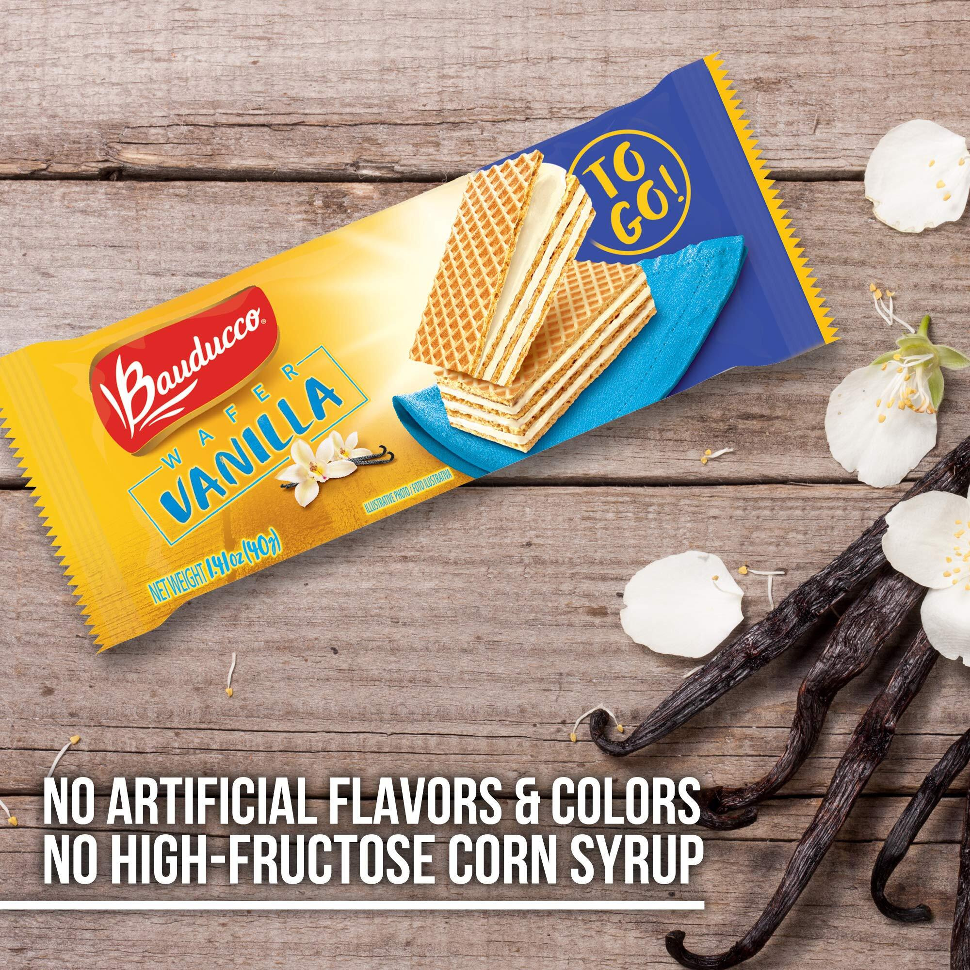 Bauducco Mini Wafer Cookies, Chocolate & Vanilla, 3 Creamy Layers, Crispy Wafers, Single Serve, No Artificial Flavors, 31 Oz (Pack Of 22)