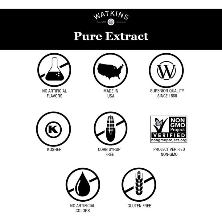 Watkins Pure Almond Extract, 4 Fl Oz (Pack Of 3)