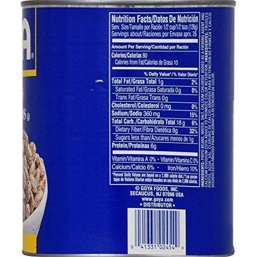 Goya Foods Pinto Beans, 110 Ounce (Pack Of 6)
