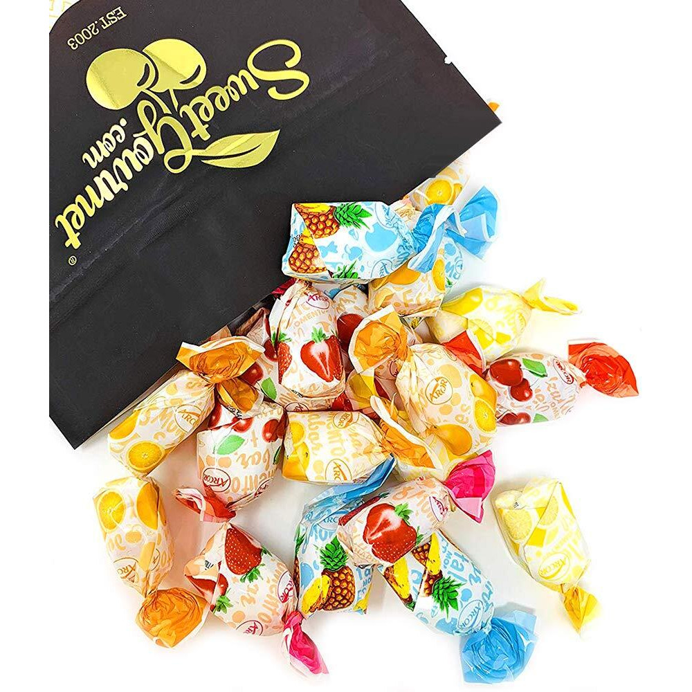 Sweetgourmet Arcor Fruit Filled Assorted Bon Bon Hard Candy | 1 Pound