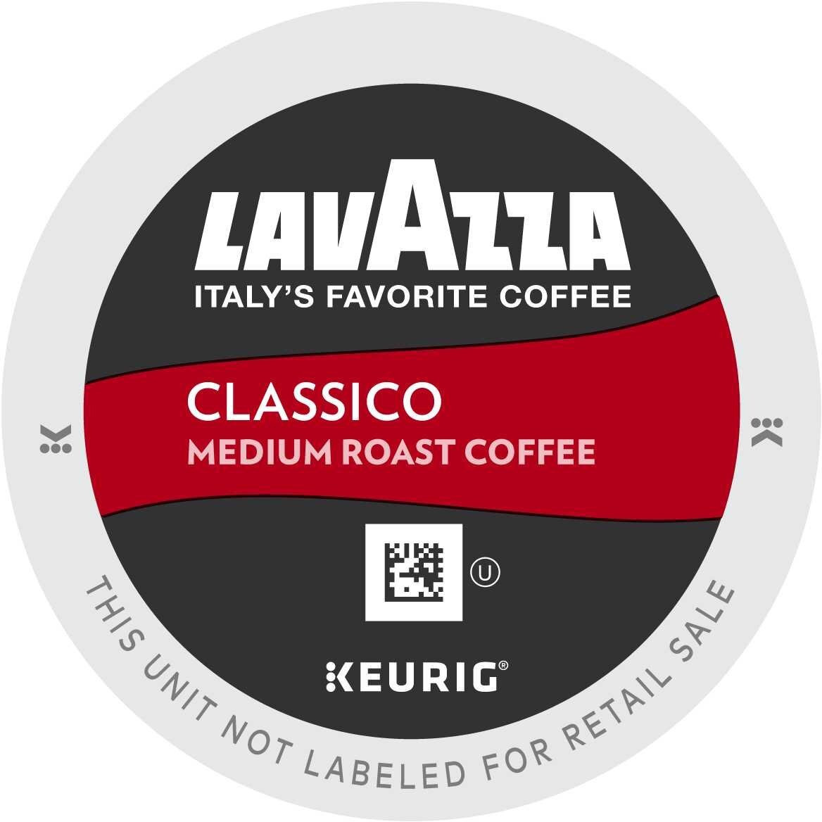 Lavazza Classico Medium Roast Keurig K-Cups Coffee, 10 Count