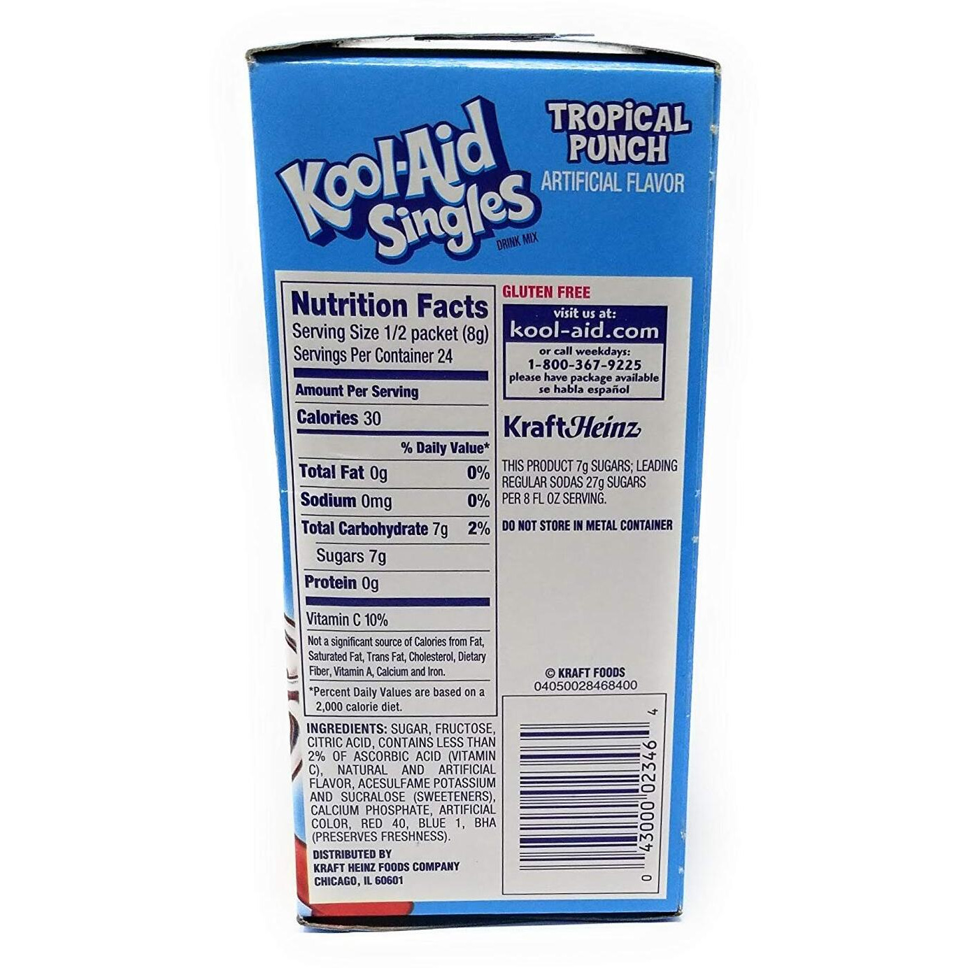 Kool-Aid Singles Tropical Punch 12-0.55 Oz Packets (Pack - 4)