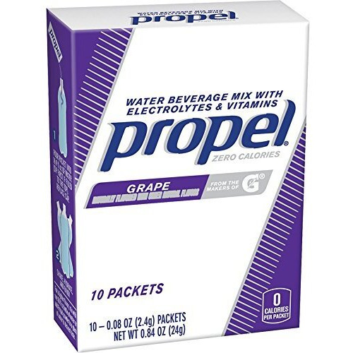 Propel Water Beverage Powder Mix With Electrolytes And Vitamins, Variety Pack, .08 Ounce Packets, 50 Count