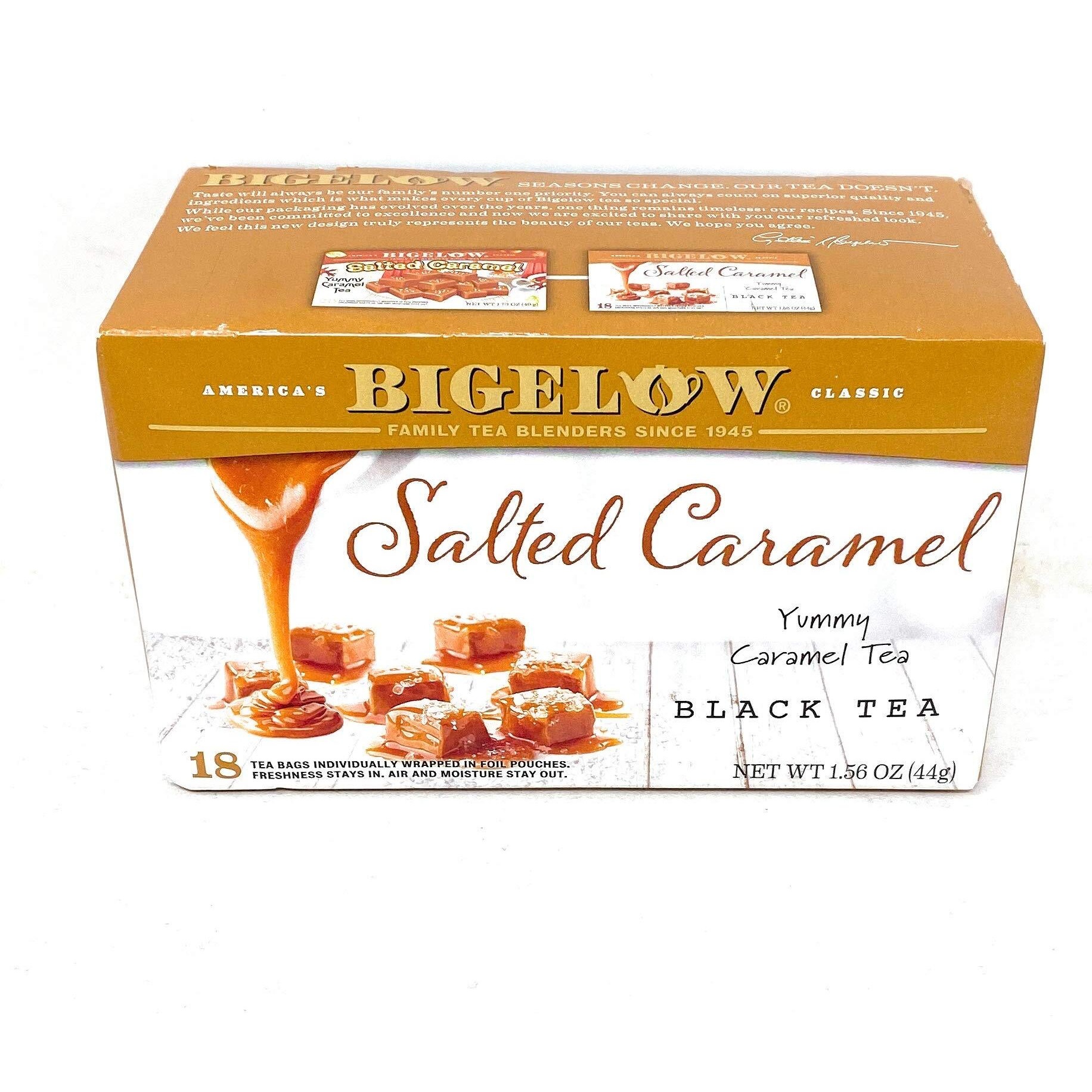 Bigelow Salted Caramel Black Tea 1.56 Oz. 18 Bags (Pack Of 3)
