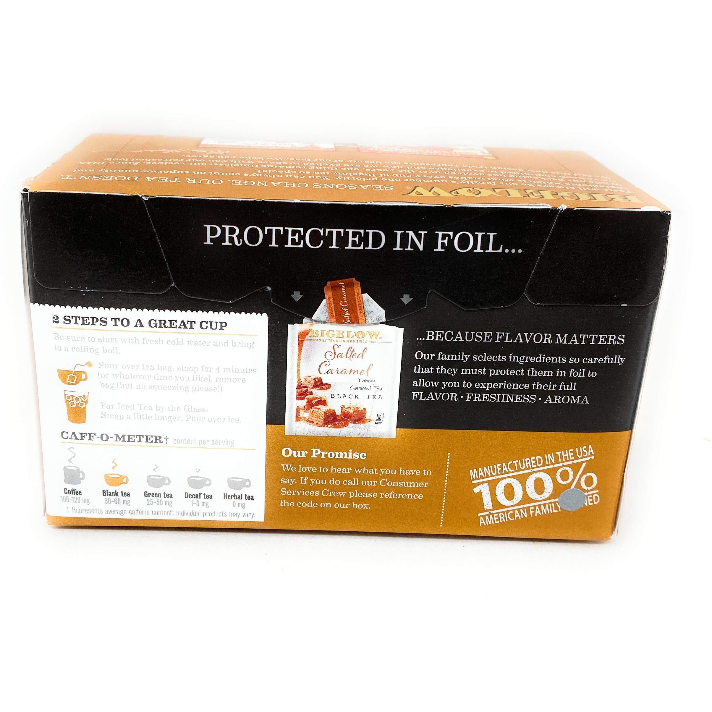 Bigelow Salted Caramel Black Tea 1.56 Oz. 18 Bags (Pack Of 3)