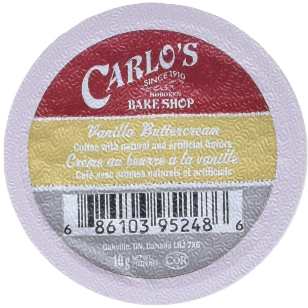 Cake Boss Coffee, Vanilla Buttercream, Single Serve Cups For Keurig K Cup Brewers, 24 Count Per Box, 2 Boxes