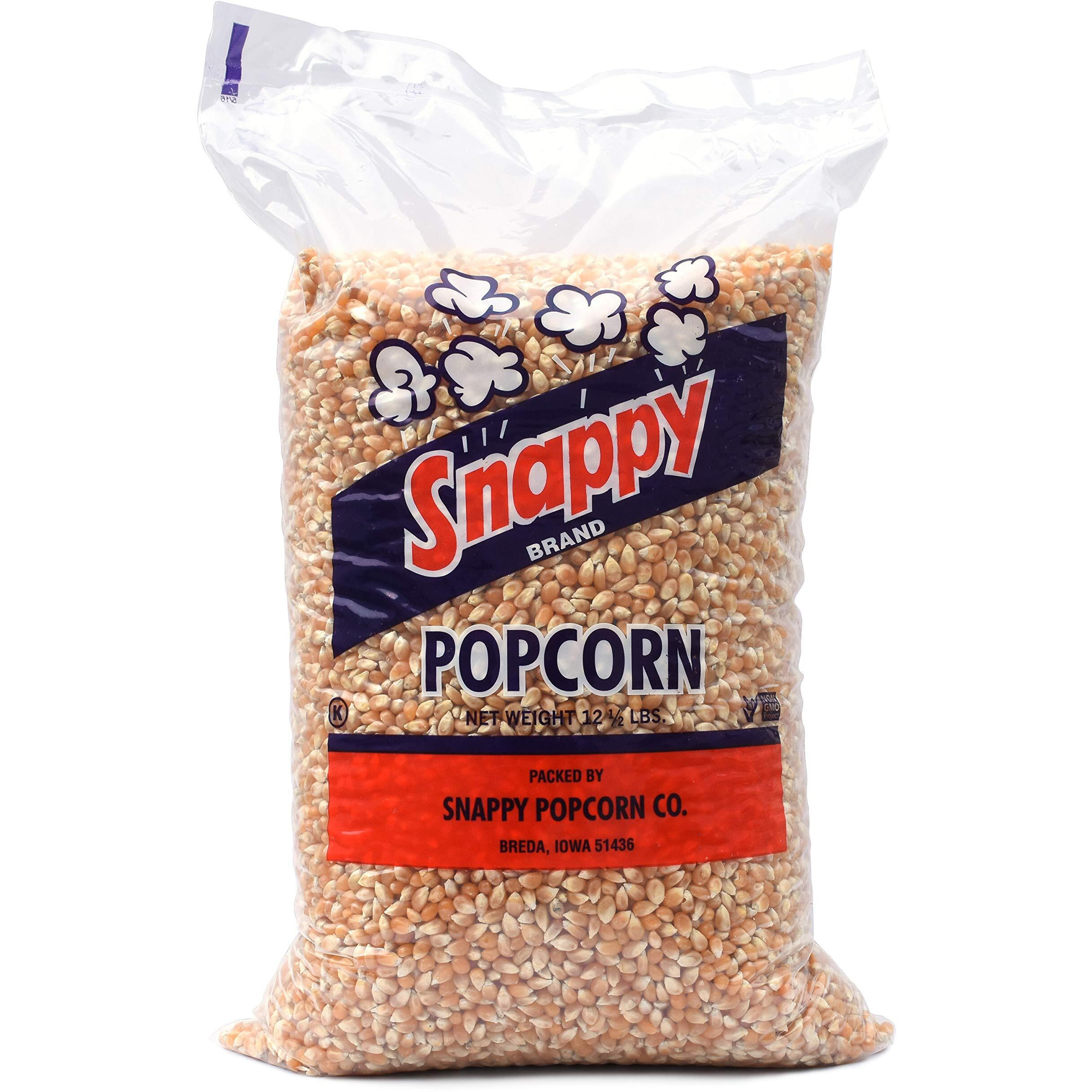 Snappy Yellow Popcorn Kernels, 12.5 Lbs