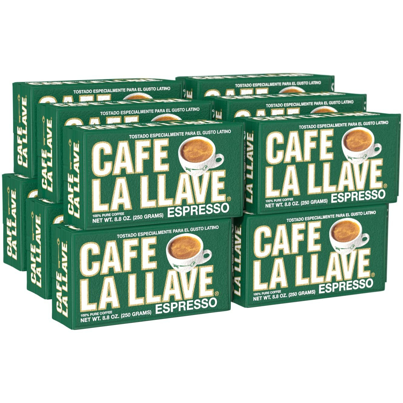 Cafe La Llave Dark Roast Espresso 8.8 Ounce (Pack Of 12)