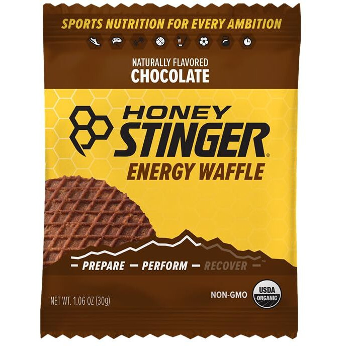 Honey Stinger Organic Chocolate Waffle | Energy Stroopwafel For Exercise, Endurance And Performance | Sports Nutrition For Home & Gym, Pre And Post Workout | Box Of 16 Waffles, 16.96 Ounce
