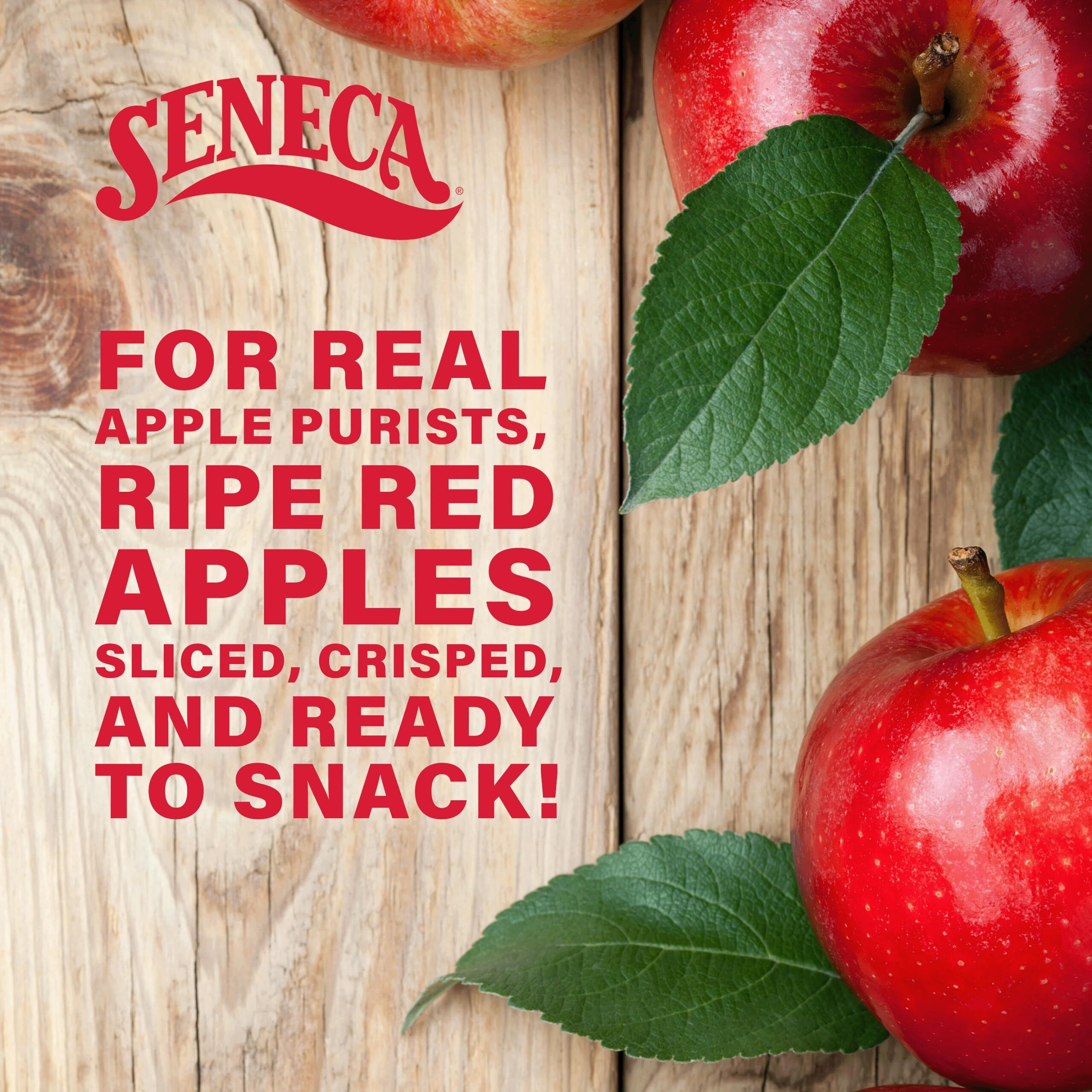 Seneca Original Apple Chips | Made From Fresh 100% Red Delicious Apples | Yakima Valley Orchards | Seasonally Picked | Crisped Apple Perfection | Foil-Lined Freshness Bag | 2.5 Ounce (Pack Of 12)