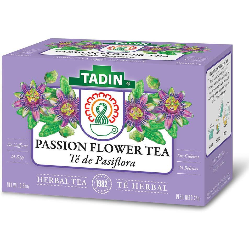 Tadin Tea, Pasiflora - Passion Flower Tea, 72 Tea Bags - Relax Mind Muscle Pasiflora - Pack Of 3