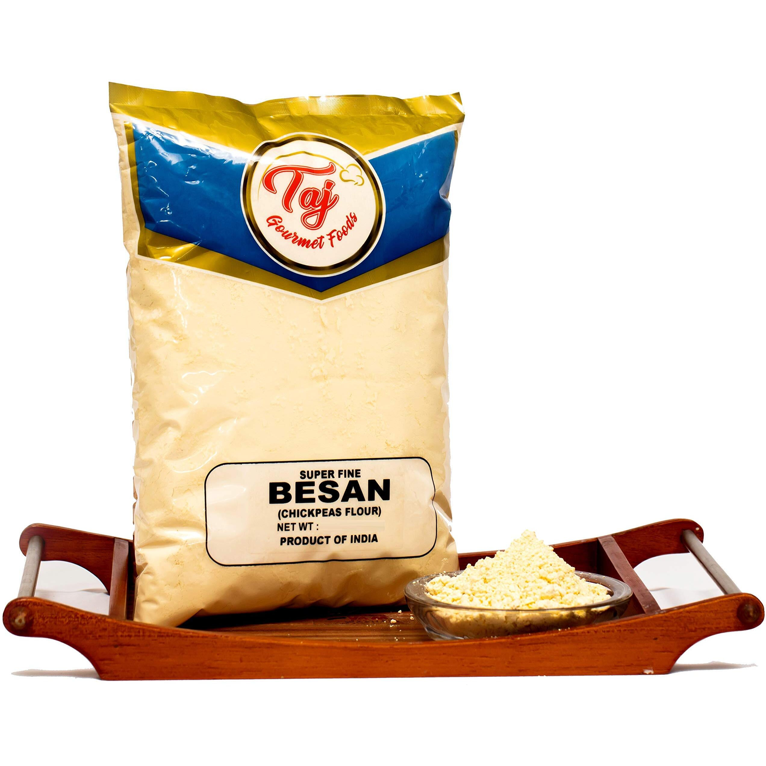Taj Premium Indian Besan Flour (Chick Pea, Gram Flour) (4-Pounds)