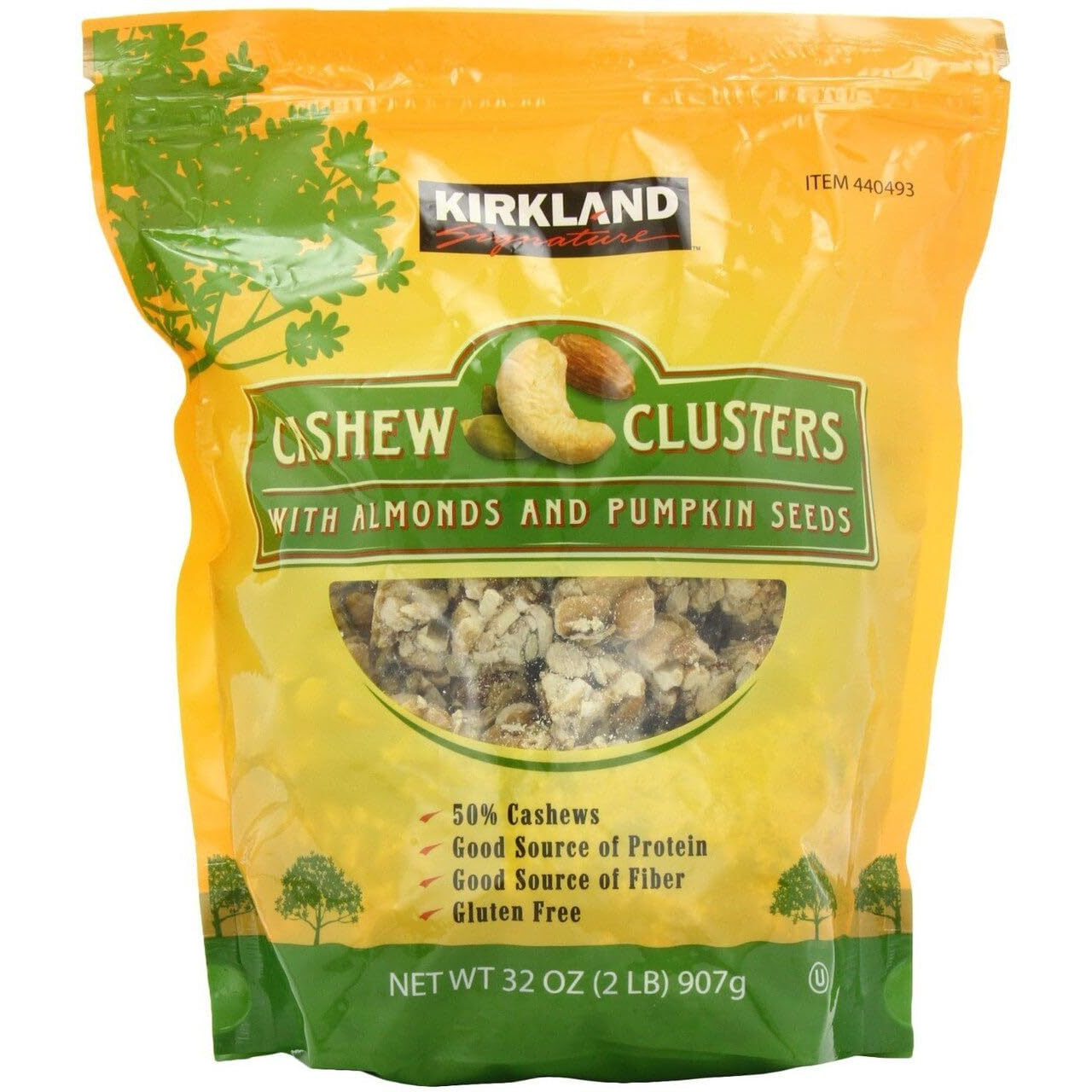 Kirkland Signature Cashew Clusters, 32 Ounce