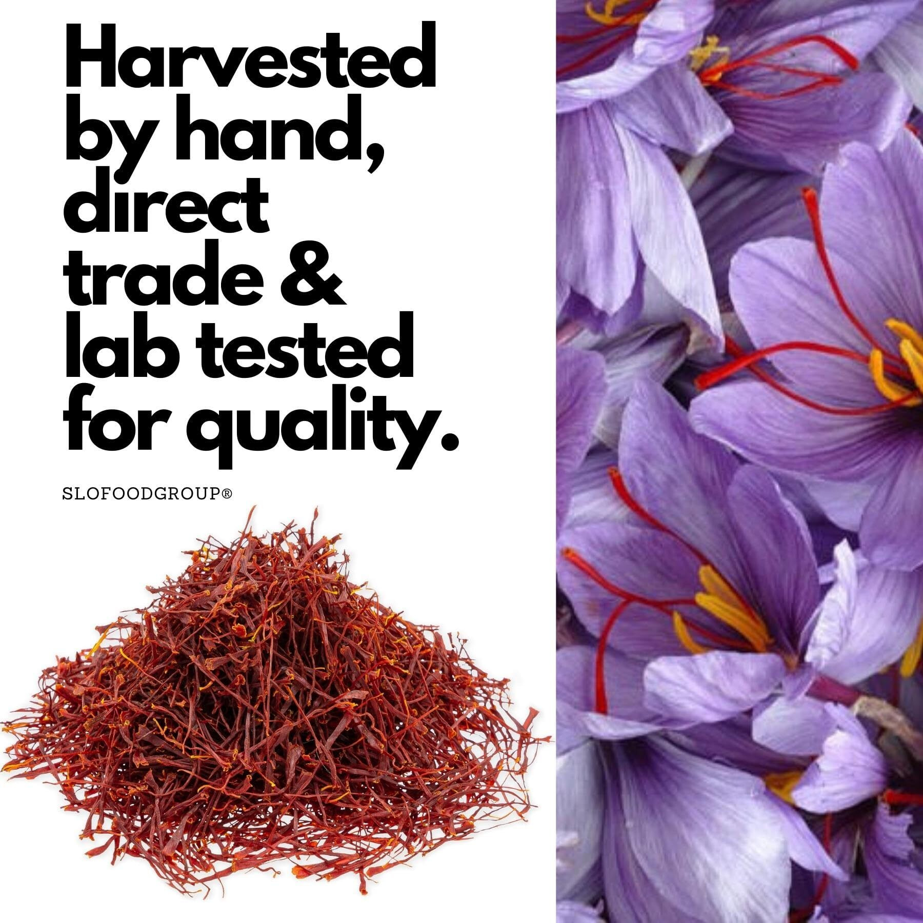 Persian Saffron Spice From Afghanistan By Slofoodgroup, Premium Quality Saffron Threads, All Red Saffron Filaments For Cooking, Tea, Baking And More, Grade 1 Quality 1 Gram