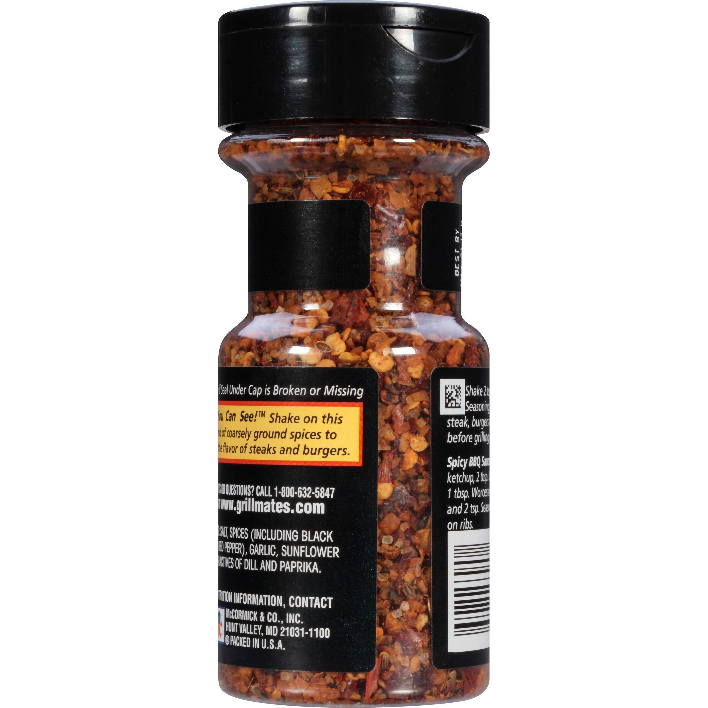 Mccormick Grill Mates Spicy Montreal Steak Seasoning, 3.12 Oz (Pack - 12)