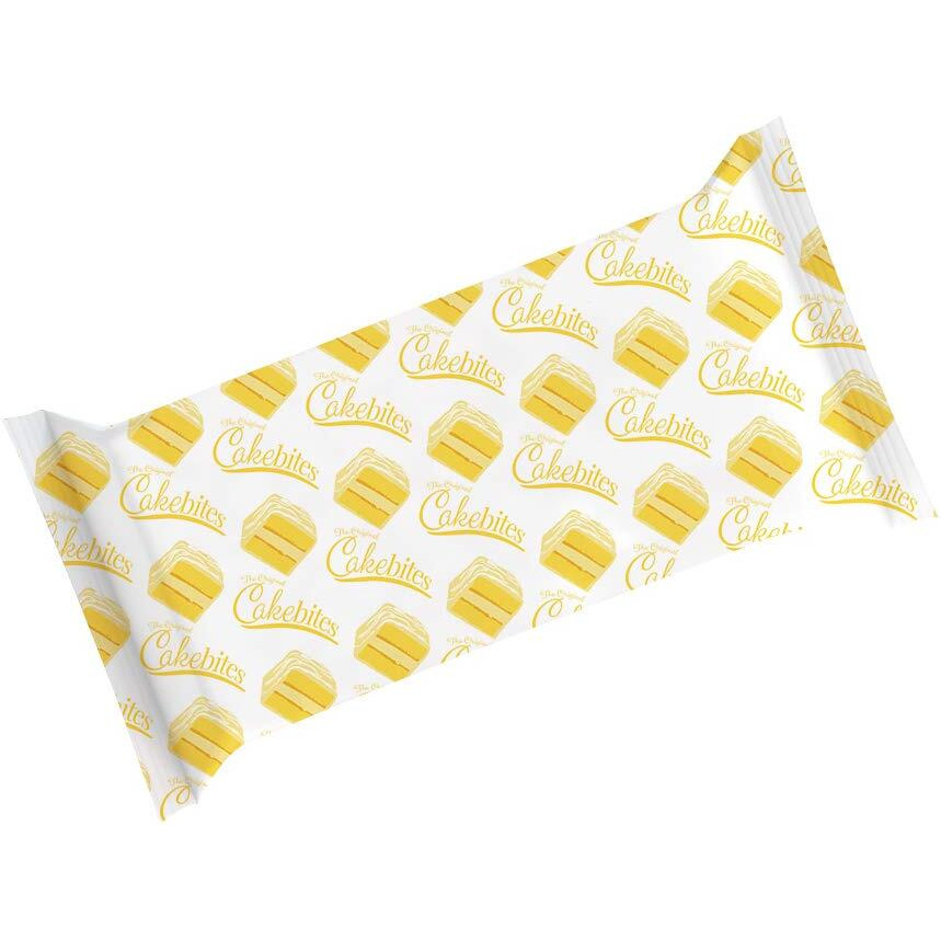 The Original Cakebites By Cookies United, Grab-And-Go Bite-Sized Snack, Sweet Lemon Layers, 4 Pack Of 3 Cookies