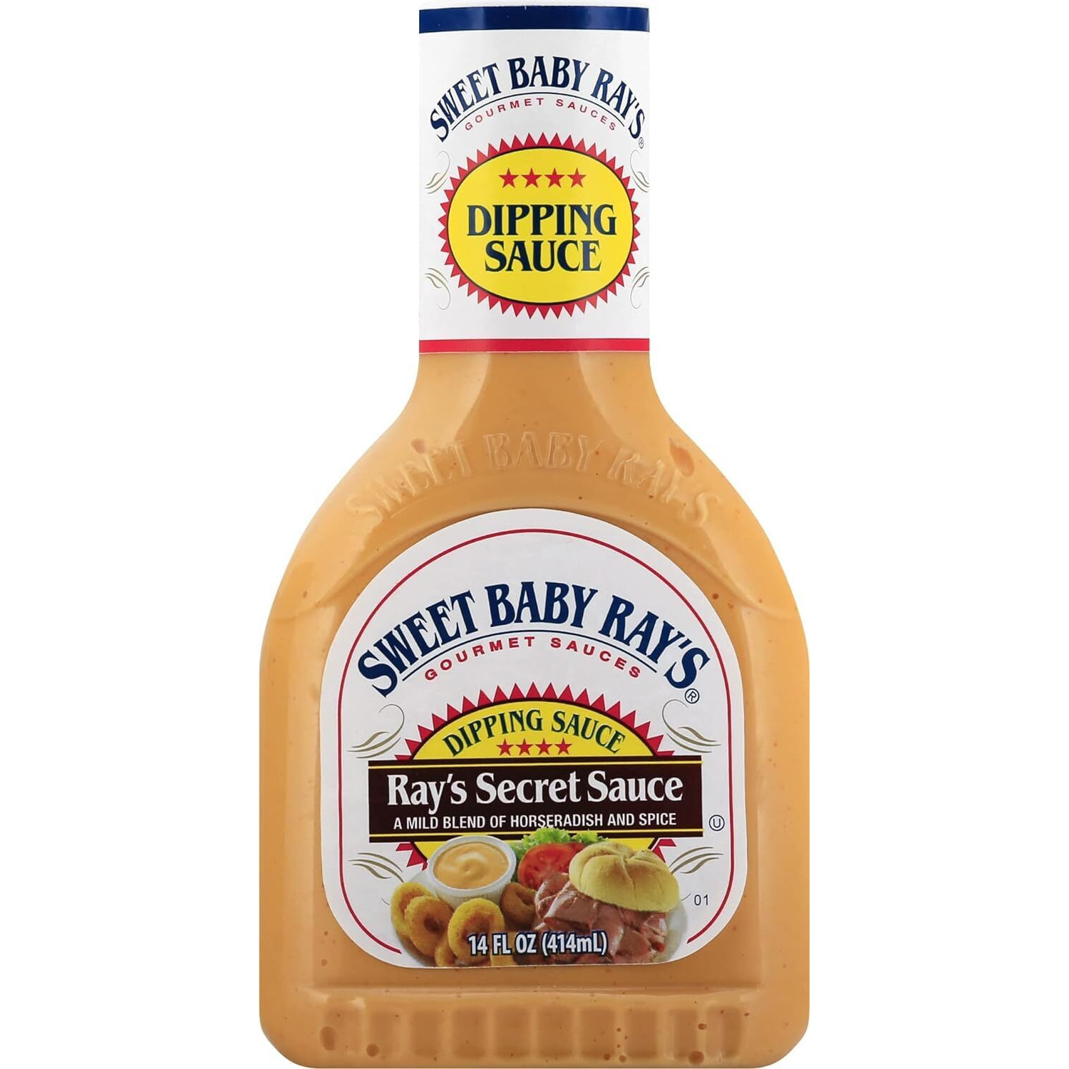 Sweet Baby Rays Ray's Secret Sauce - Mild Blend Of Horseradish And Spice, Perfect For Dipping - 14 Oz. - Pack Of 3 - Includes Sweet Baby Ray's Sticker