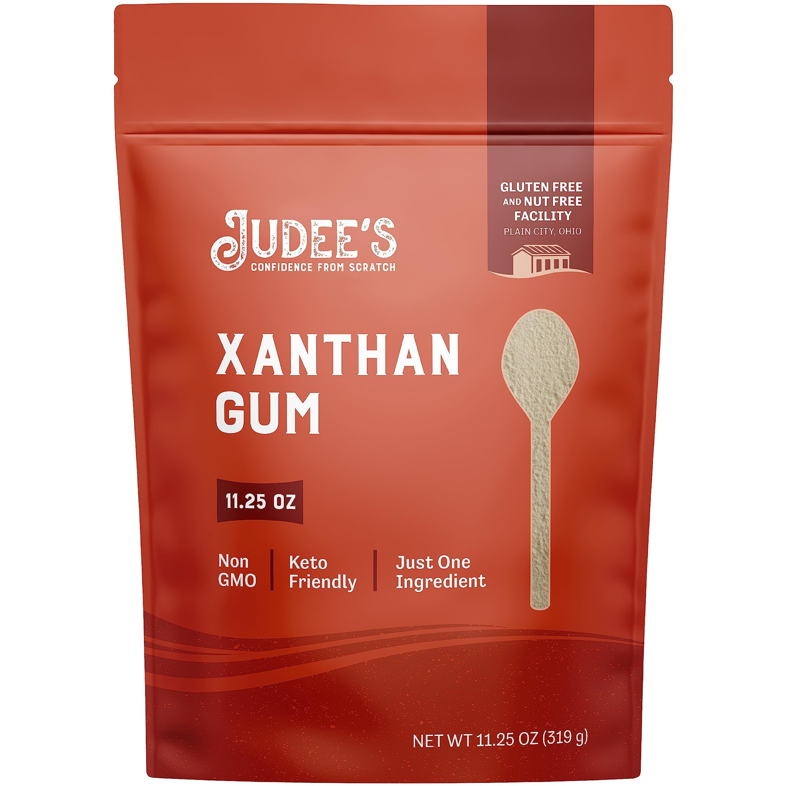 Judees Xanthan Gum 11.25 Oz - 100% Non-Gmo, Keto-Friendly - Gluten-Free And Nut-Free - Gluten-Free Baking Essential - Great For Keto Syrups, Sauces, And Thickening