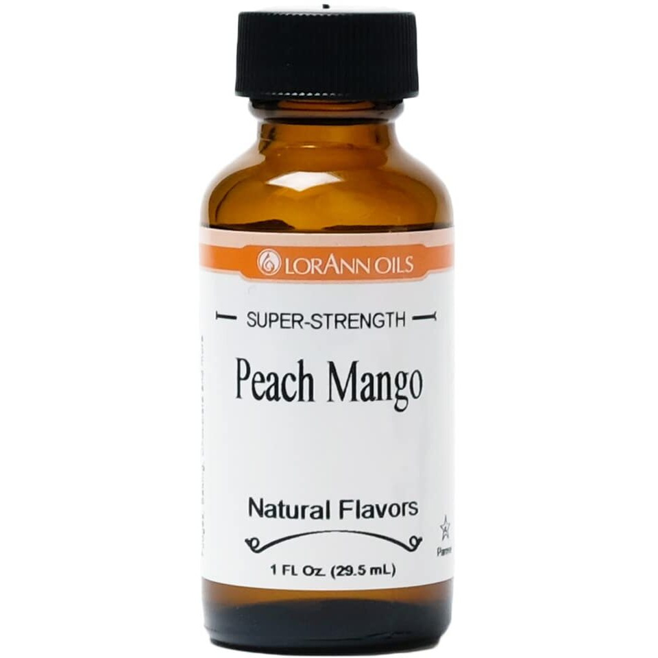 Lorann Peach Mango Ss Flavor, 1 Ounce Bottle