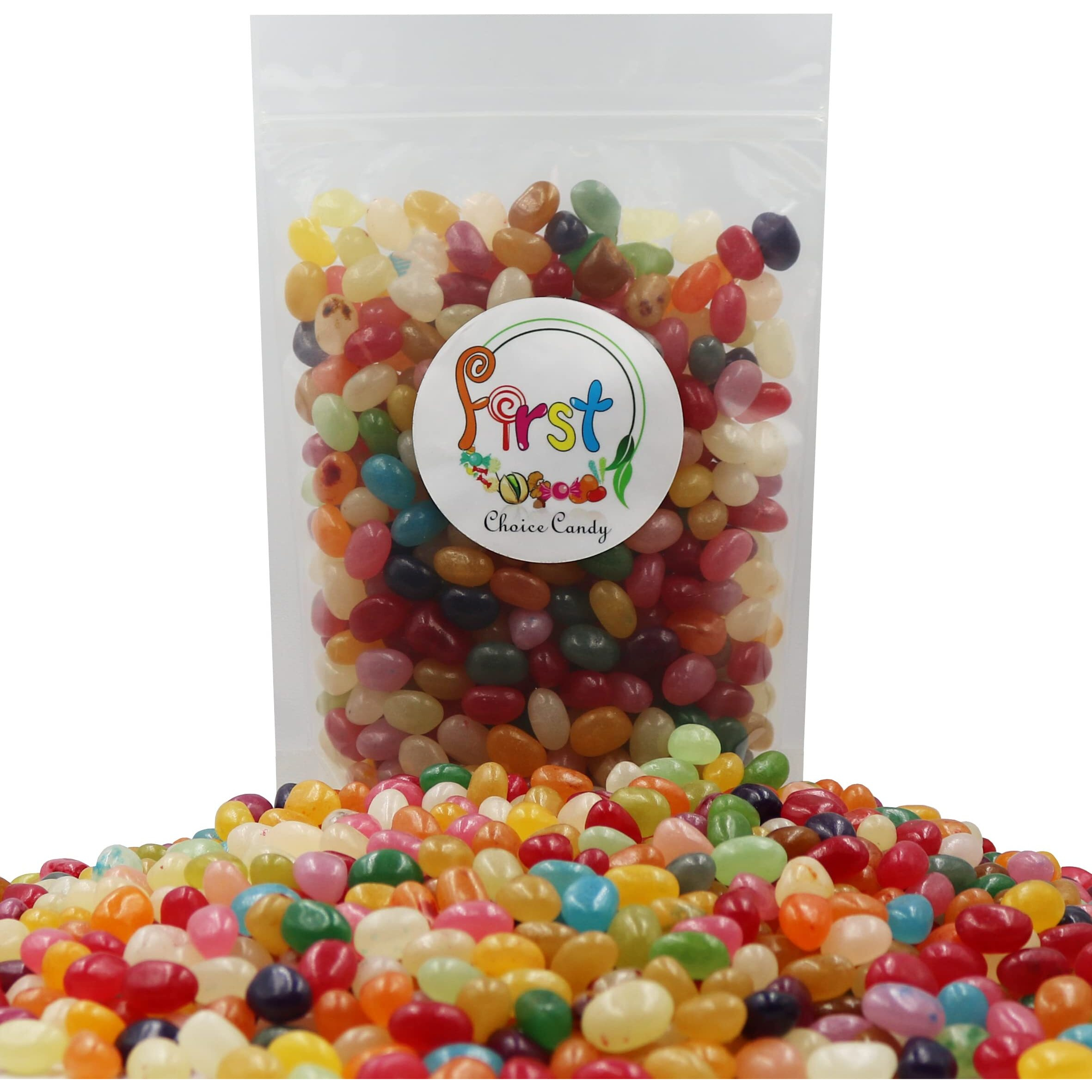Firstchoicecandy All Flavors Jelly Beans (Assorted 36 Flavors, 1 Pound)