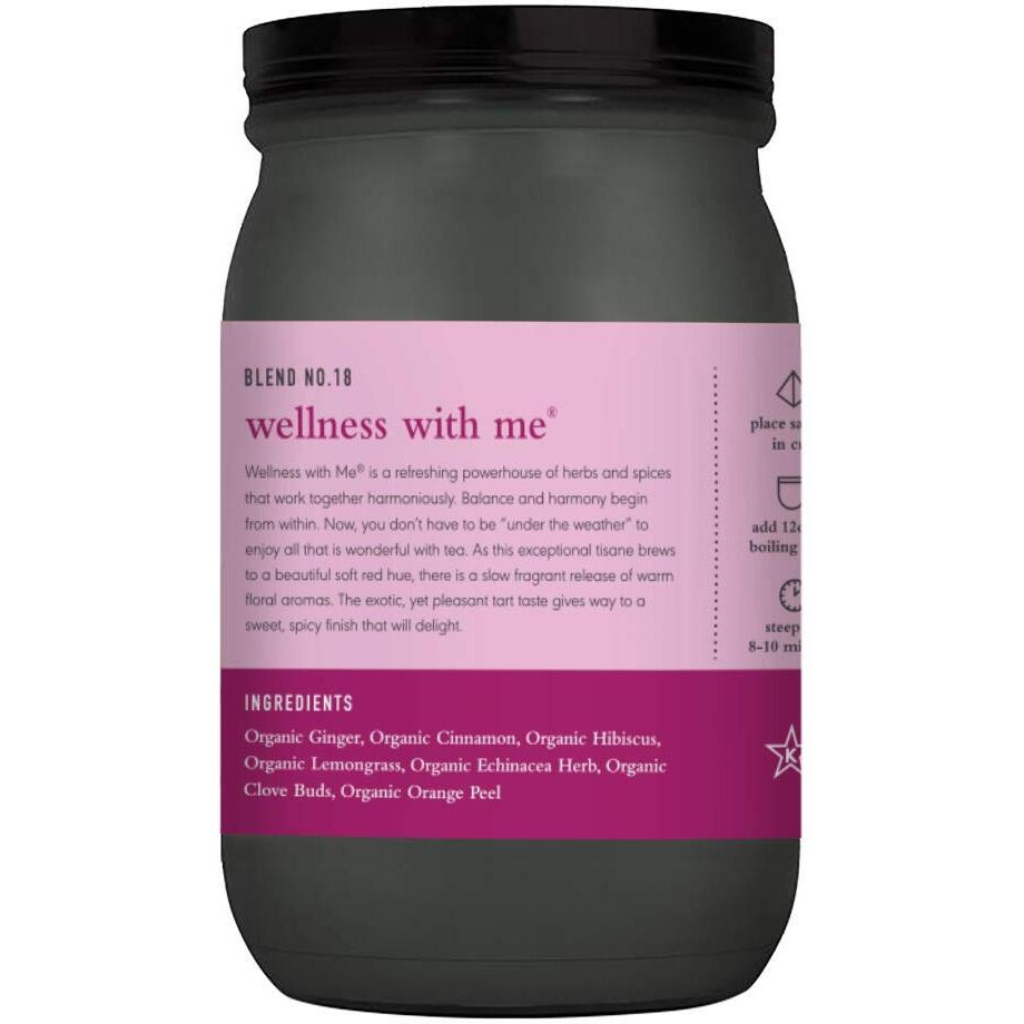 Paromi Wellness With Me Organic Herbal Tea, Signature Jar, 15 Count