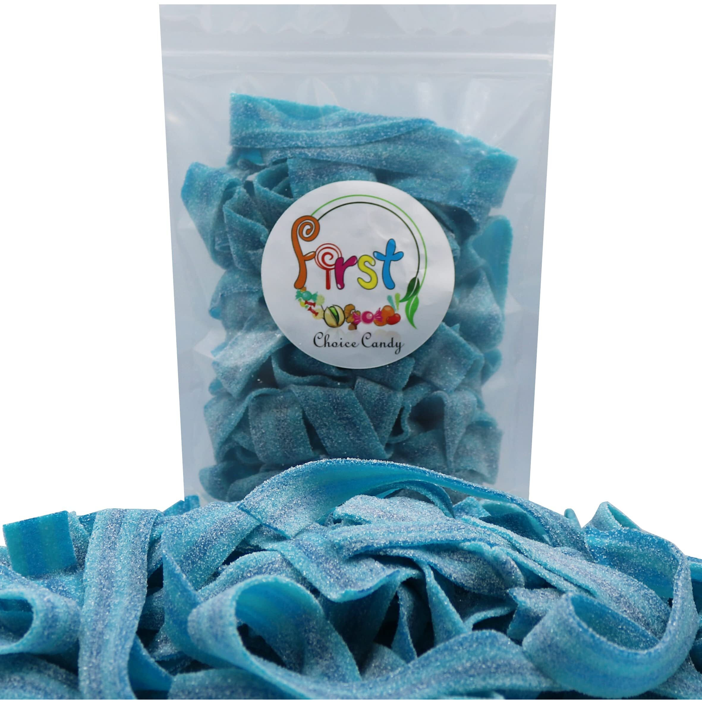 All Color Sour Gummy Belts (Berry Blue (Blueberry), 1 Lb)